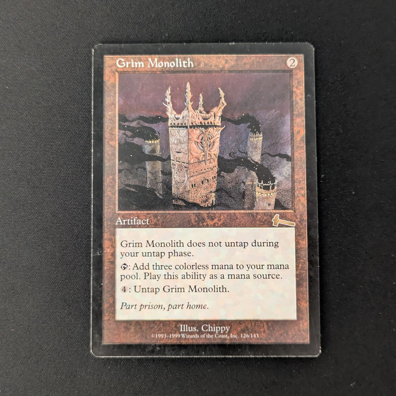 MTG Singles - Grim Monolith - Urza's Legacy - English - GD - 26545