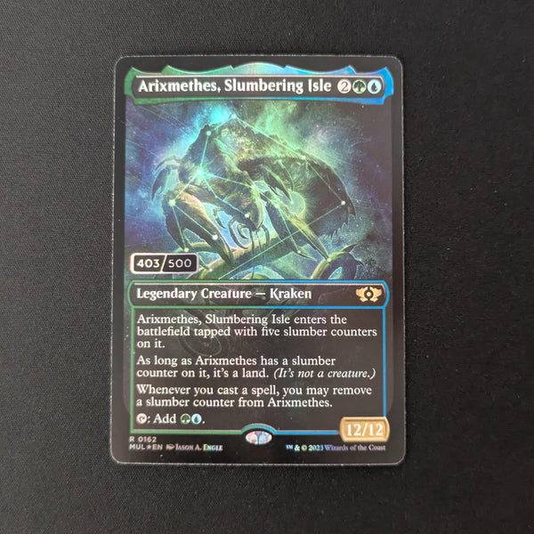 MTG Singles - [FOIL] Arixmethes, Slumbering Isle (Serialized) - Multiverse Legends - NM, 403/500 - 