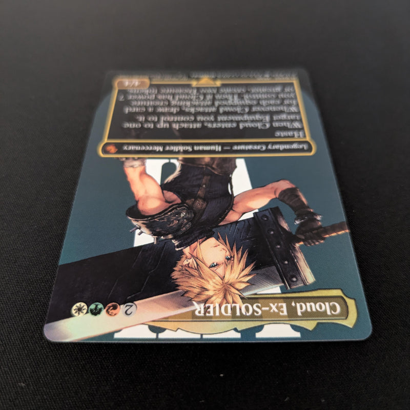 MTG Singles - [FOIL] Cloud, Ex-SOLDIER (Extended Art) - Commander: Magic: The Gathering - FINAL FANTASY: Extras - NM - 