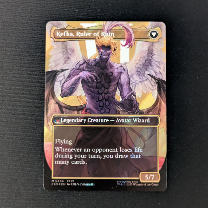 MTG Singles - [FOIL] Kefka, Court Mage // Kefka, Ruler of Ruin (Surge Foil) - Magic: The Gathering - FINAL FANTASY: Extras - NM - 