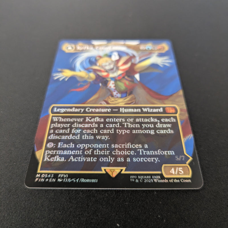 MTG Singles - [FOIL] Kefka, Court Mage // Kefka, Ruler of Ruin (Surge Foil) - Magic: The Gathering - FINAL FANTASY: Extras - NM - 