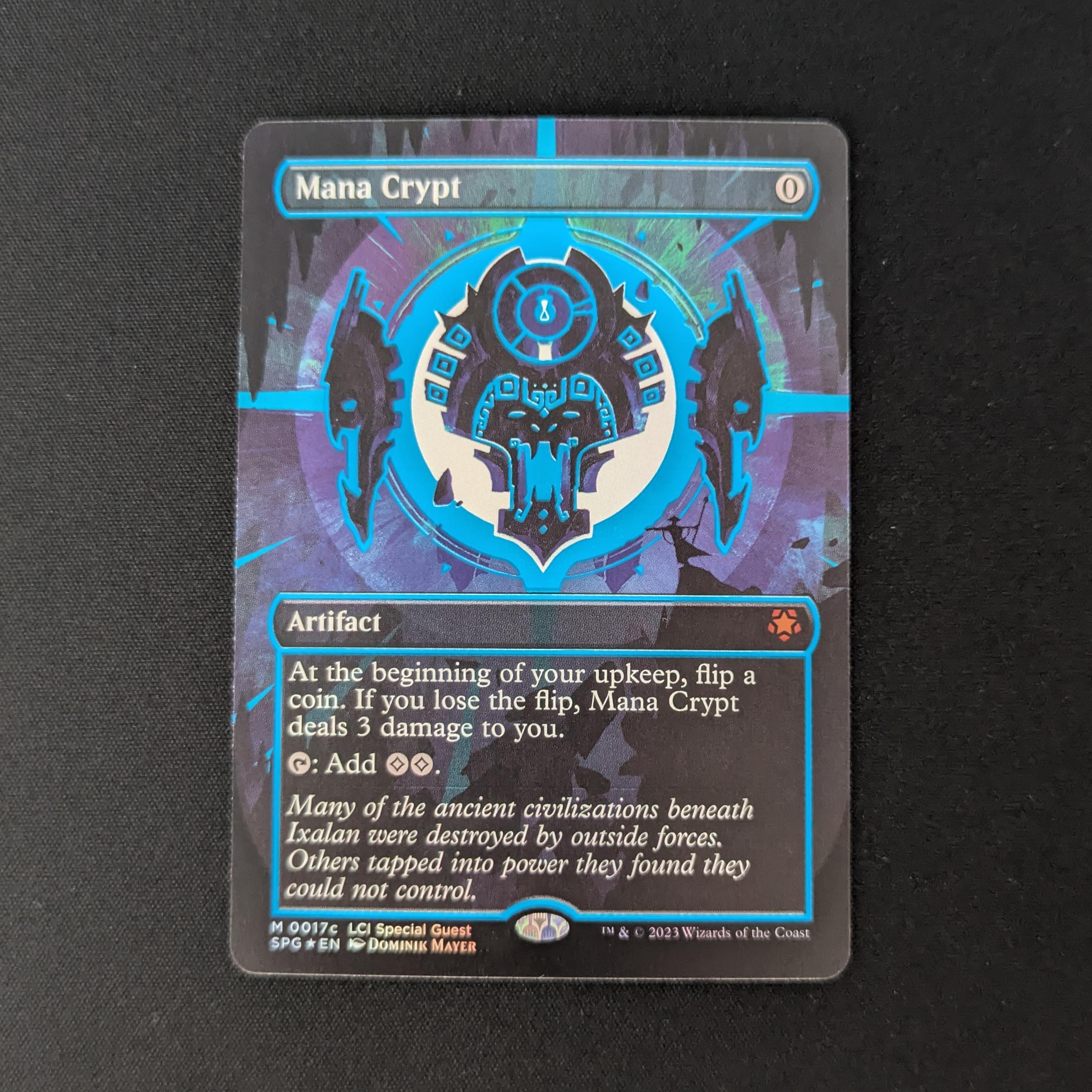 MTG Singles - [FOIL] Mana Crypt (Neon Ink Blue) - Special Guests - NM - 