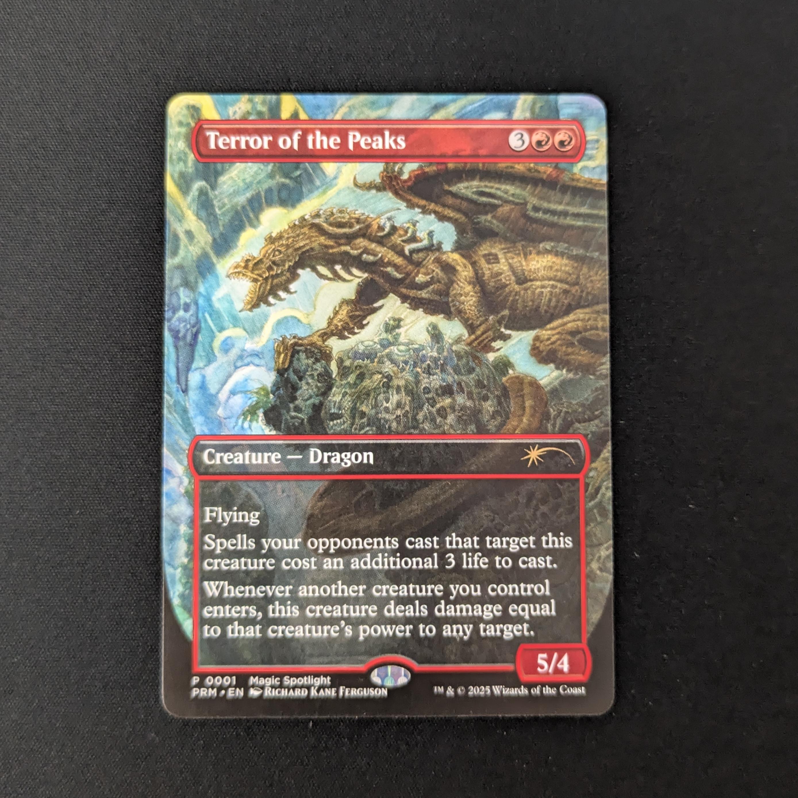 MTG Singles - Terror of the Peaks - DCI Promos - NM - 