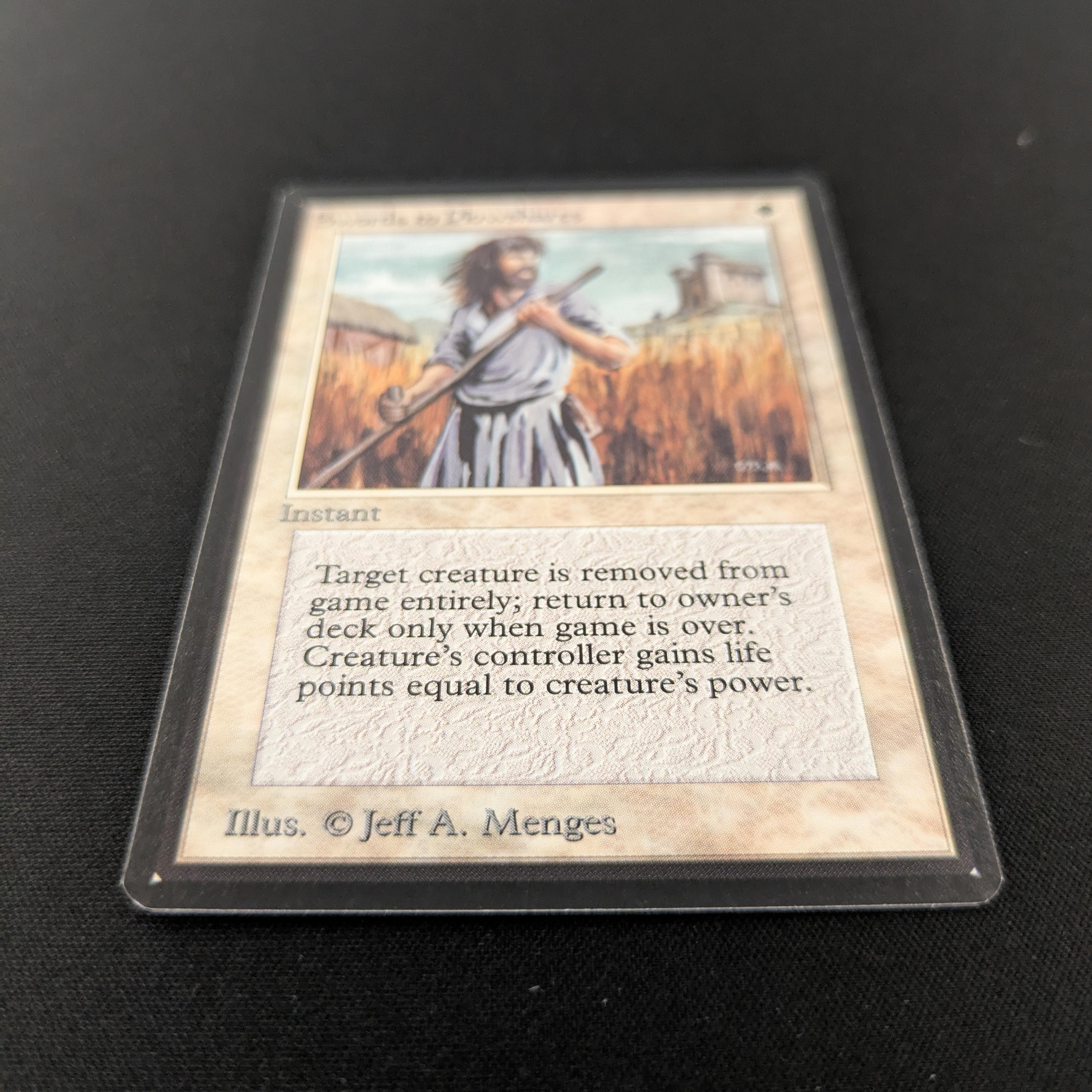MTG Singles - Swords to Plowshares - Beta - 