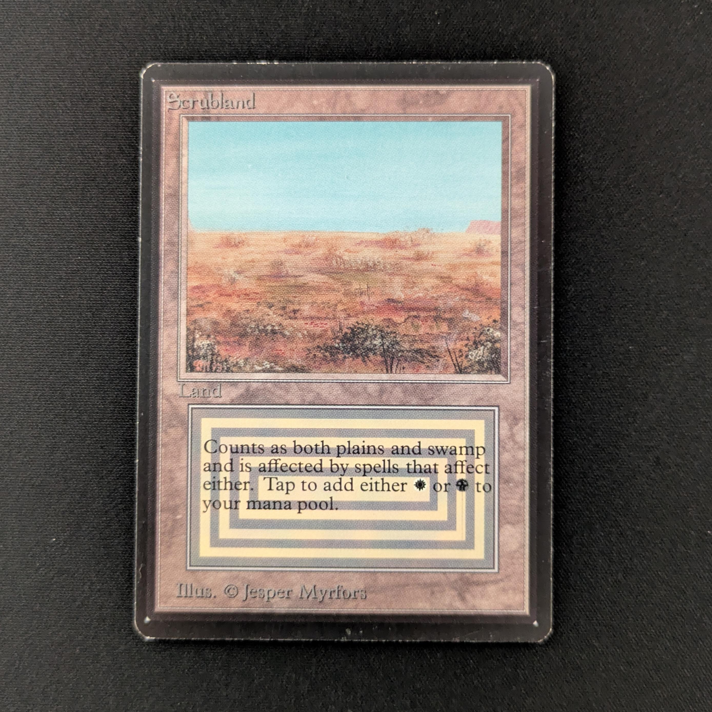 MTG Singles - Scrubland - Beta - EX - 26642