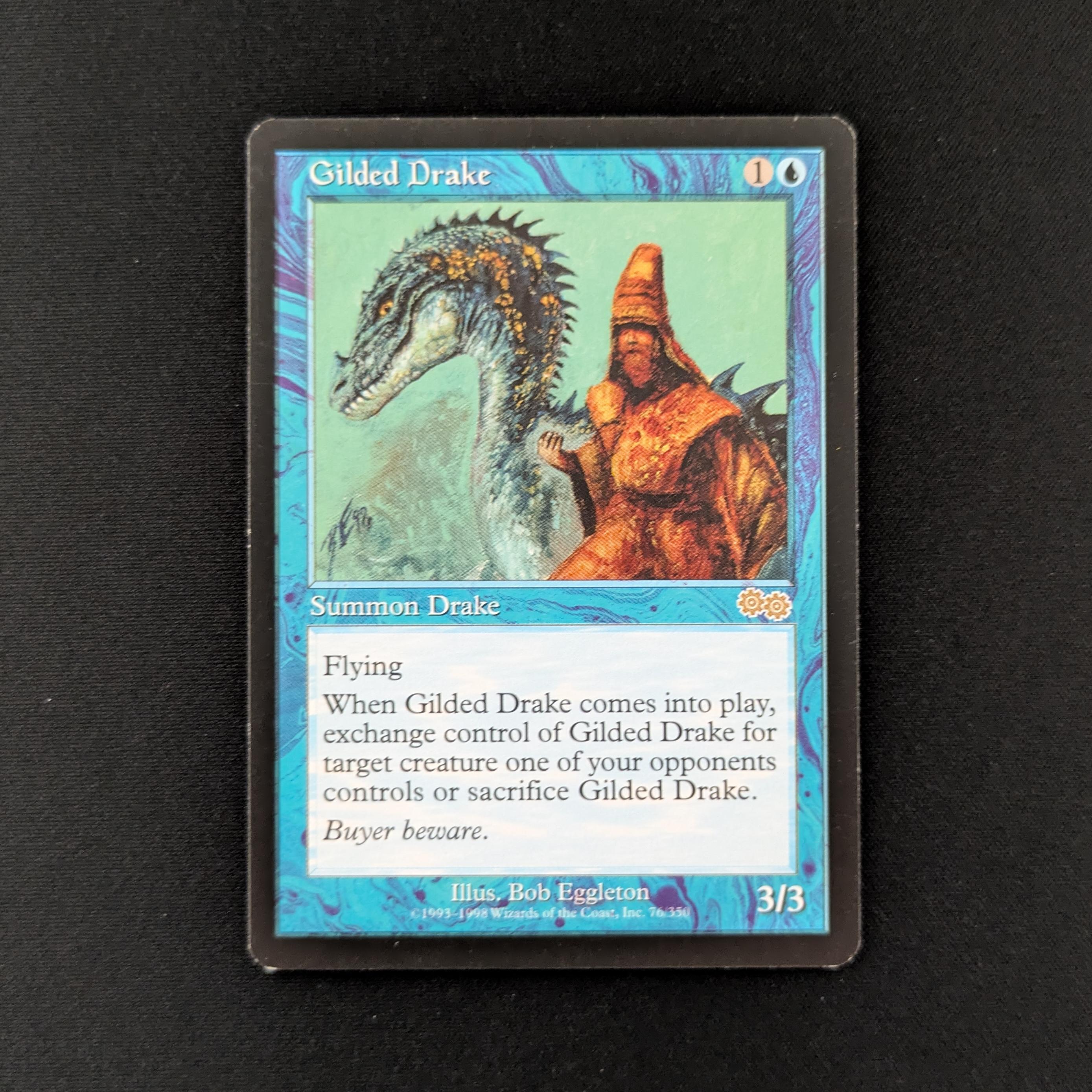 MTG Singles - Gilded Drake - Urza's Saga - English - NM - 26674