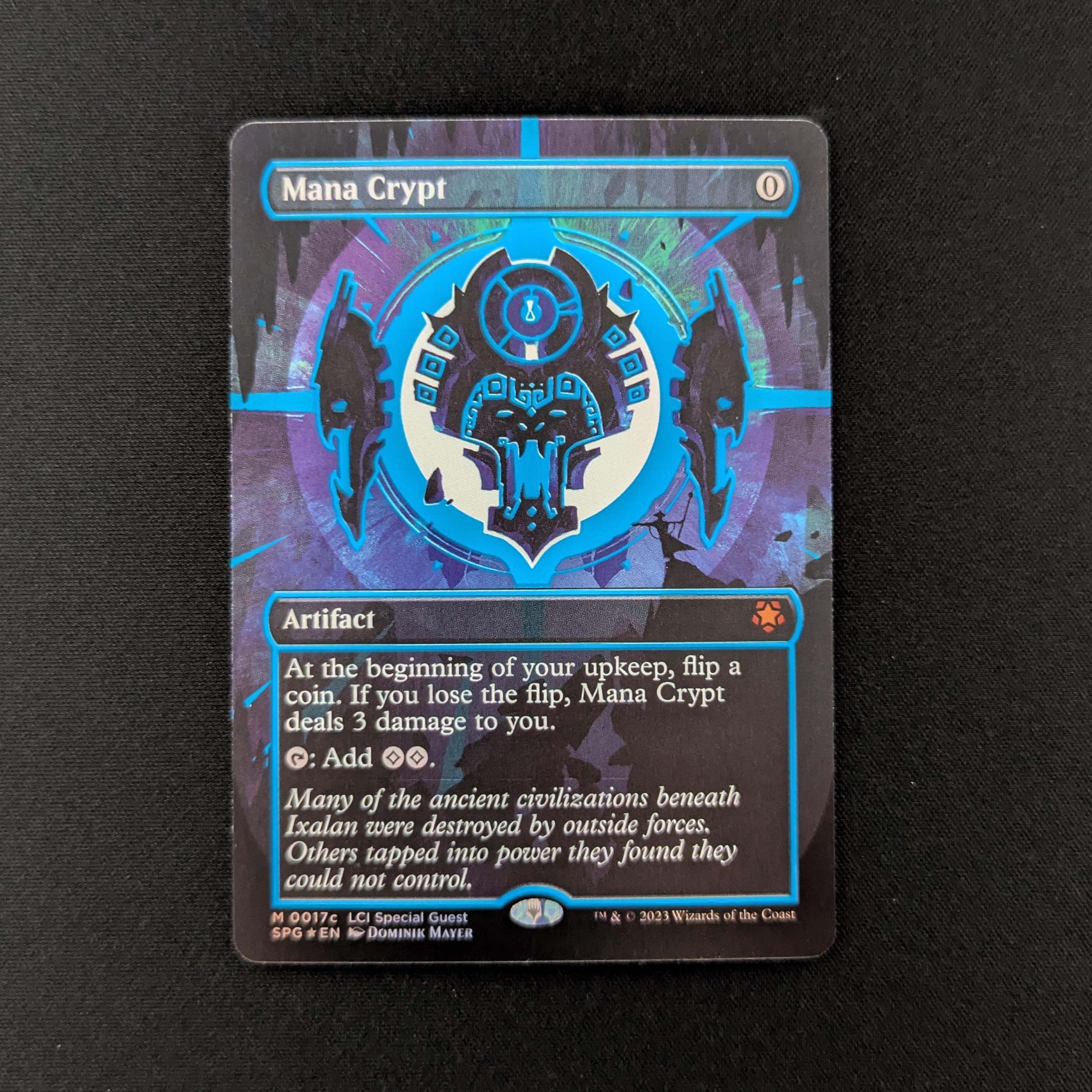 MTG Singles - [FOIL] Mana Crypt (Neon Ink Blue) - Special Guests - NM - 