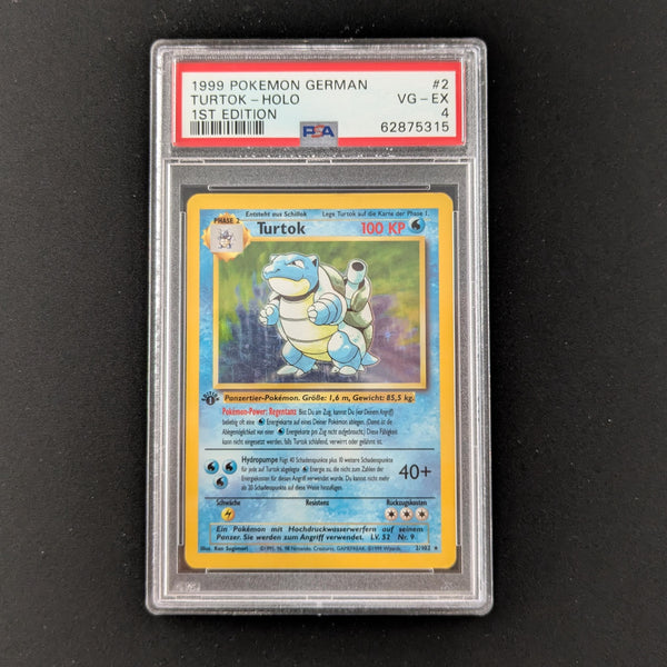 Blastoise - BS 9 - Base Set - PSA 4