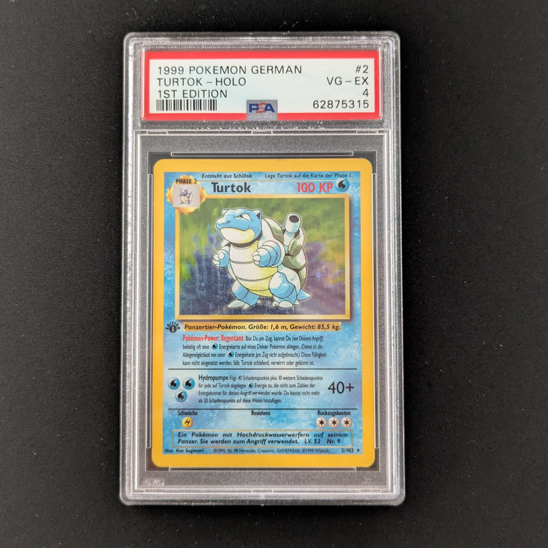 Blastoise - BS 9 - Base Set - PSA 4