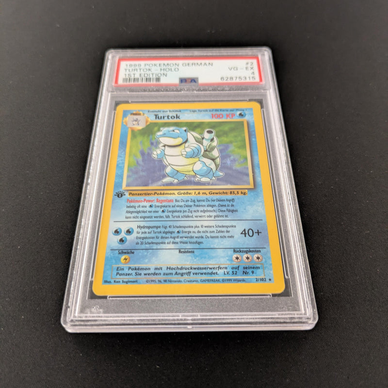 Blastoise - BS 9 - Base Set - PSA 4
