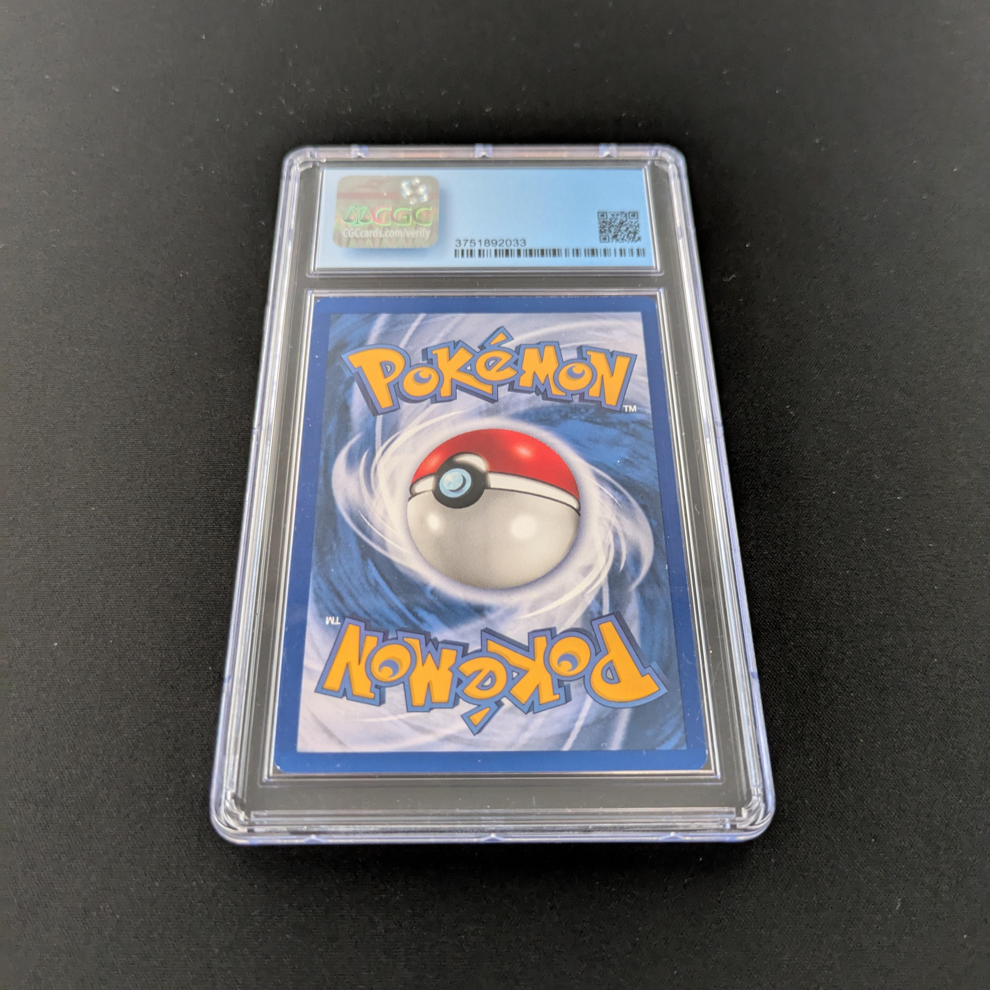 PTCG Singles - Pikachu (1. Edition, Red Cheeks) - BS 58 - Base Set - CGC 9 - 