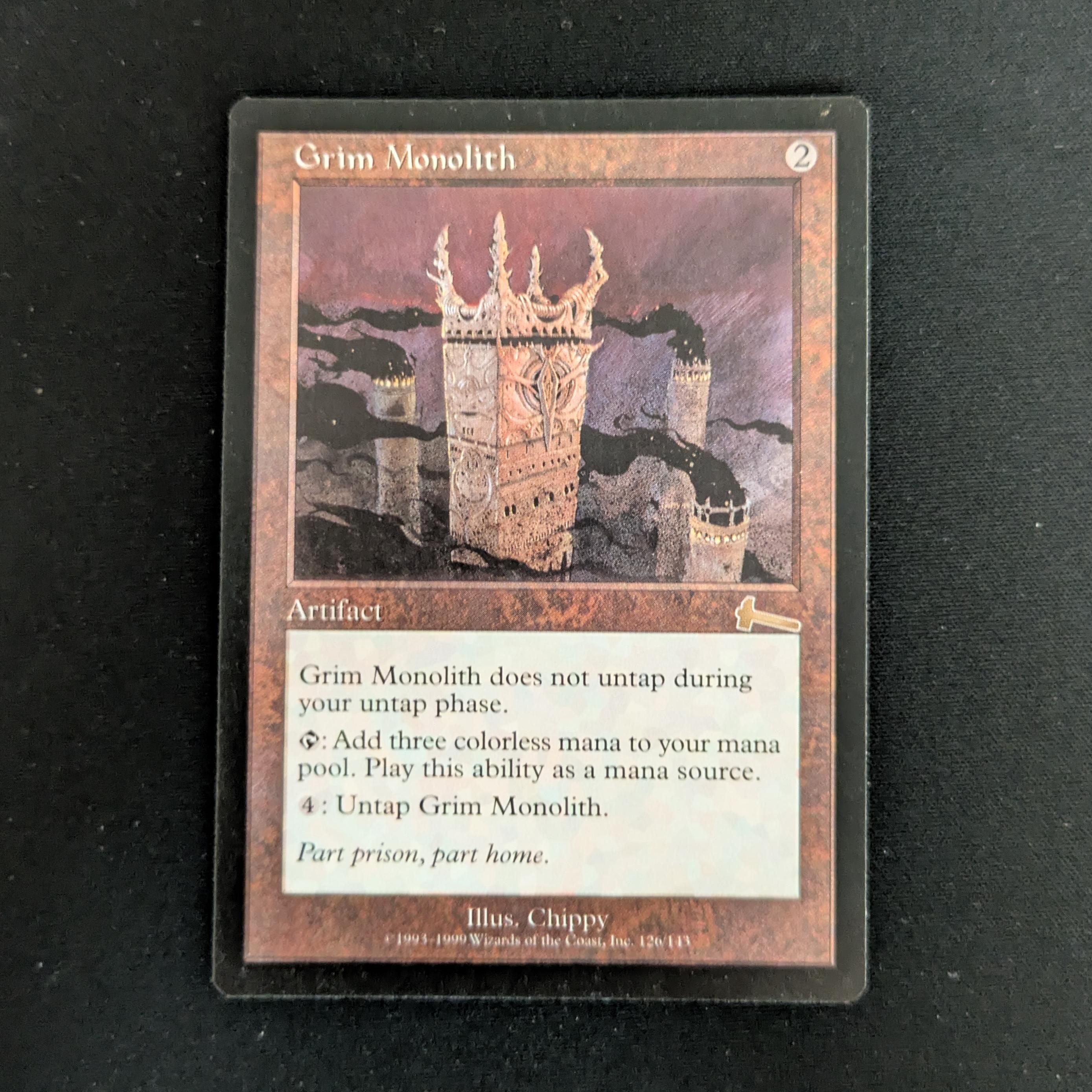 MTG Singles - Grim Monolith - Urza's Legacy - English - NM - 26769