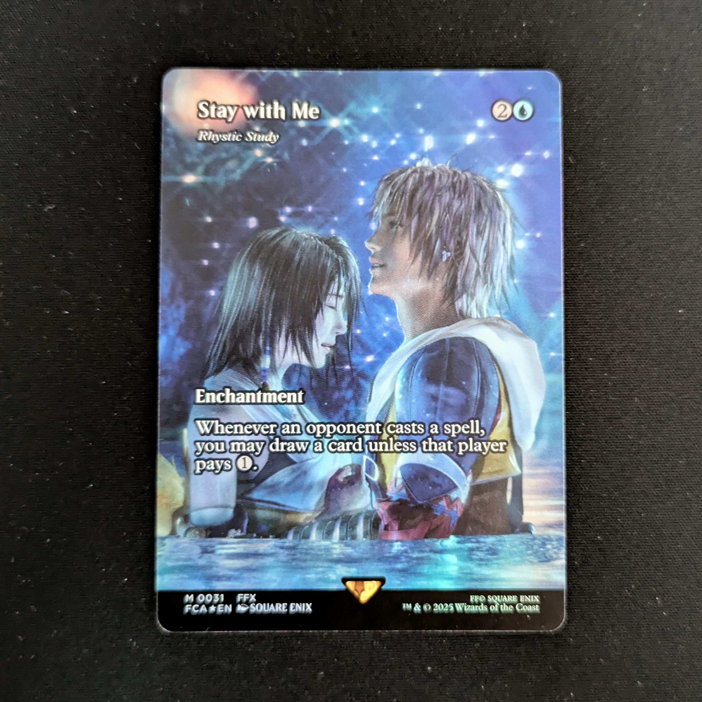 MTG Singles - [FOIL] Rhystic Study - Magic: The Gathering - FINAL FANTASY Through the Ages - NM - 