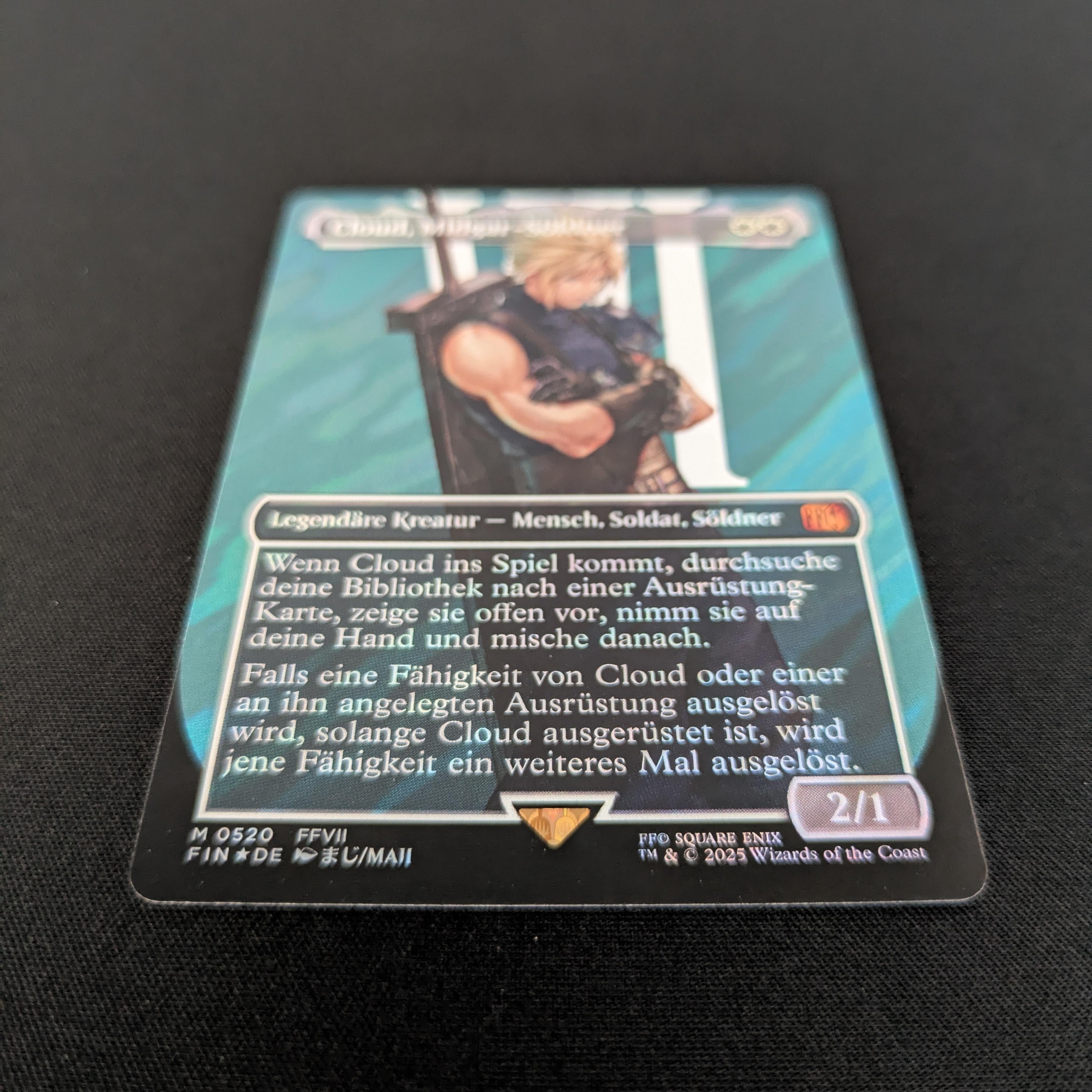 MTG Singles - [FOIL] Cloud, Midgar Mercenary (Surge Foil) - Magic: The Gathering - FINAL FANTASY: Extras - NM - 