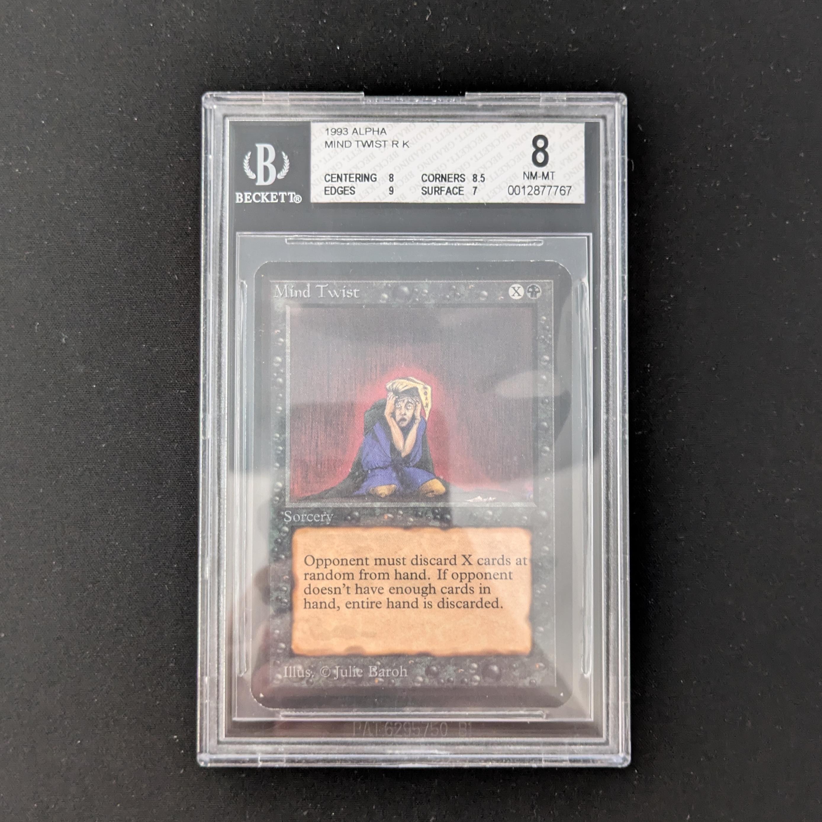 MTG Singles - Mind Twist - Alpha - BGS 8 - 26793