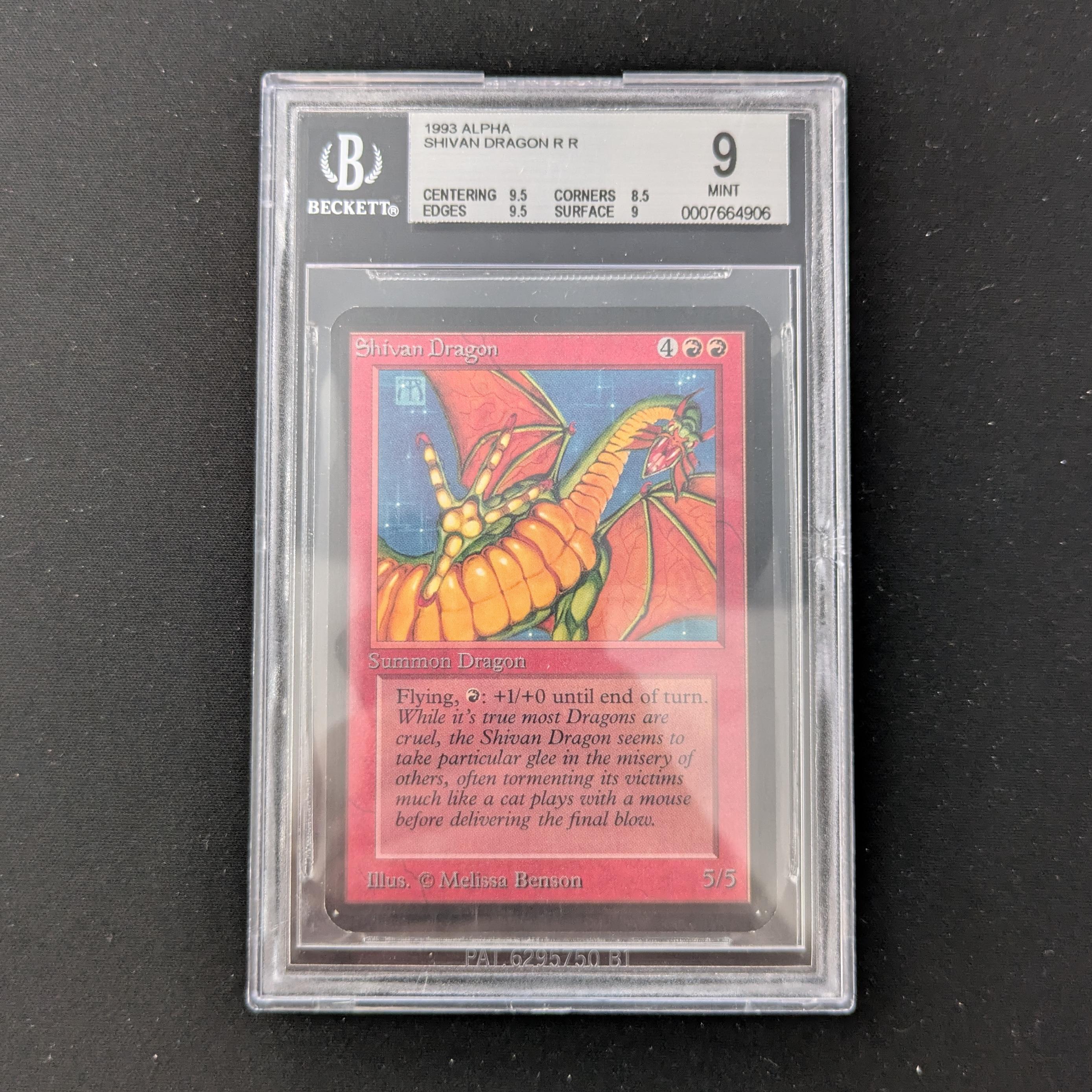 MTG Singles - Shivan Dragon - Alpha - BGS 9 - 26795
