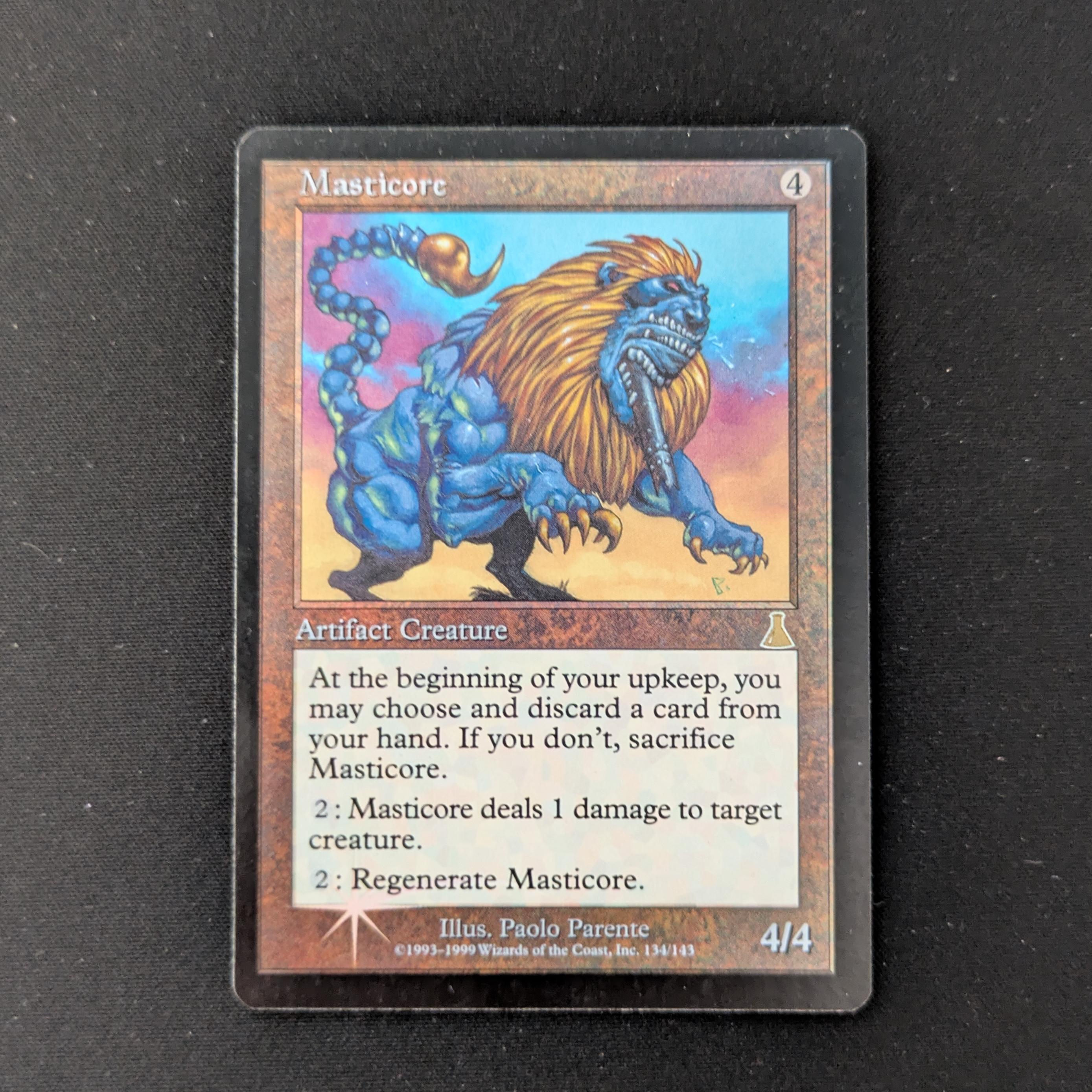 MTG Singles - [FOIL] Masticore - Urza's Destiny - LP - 