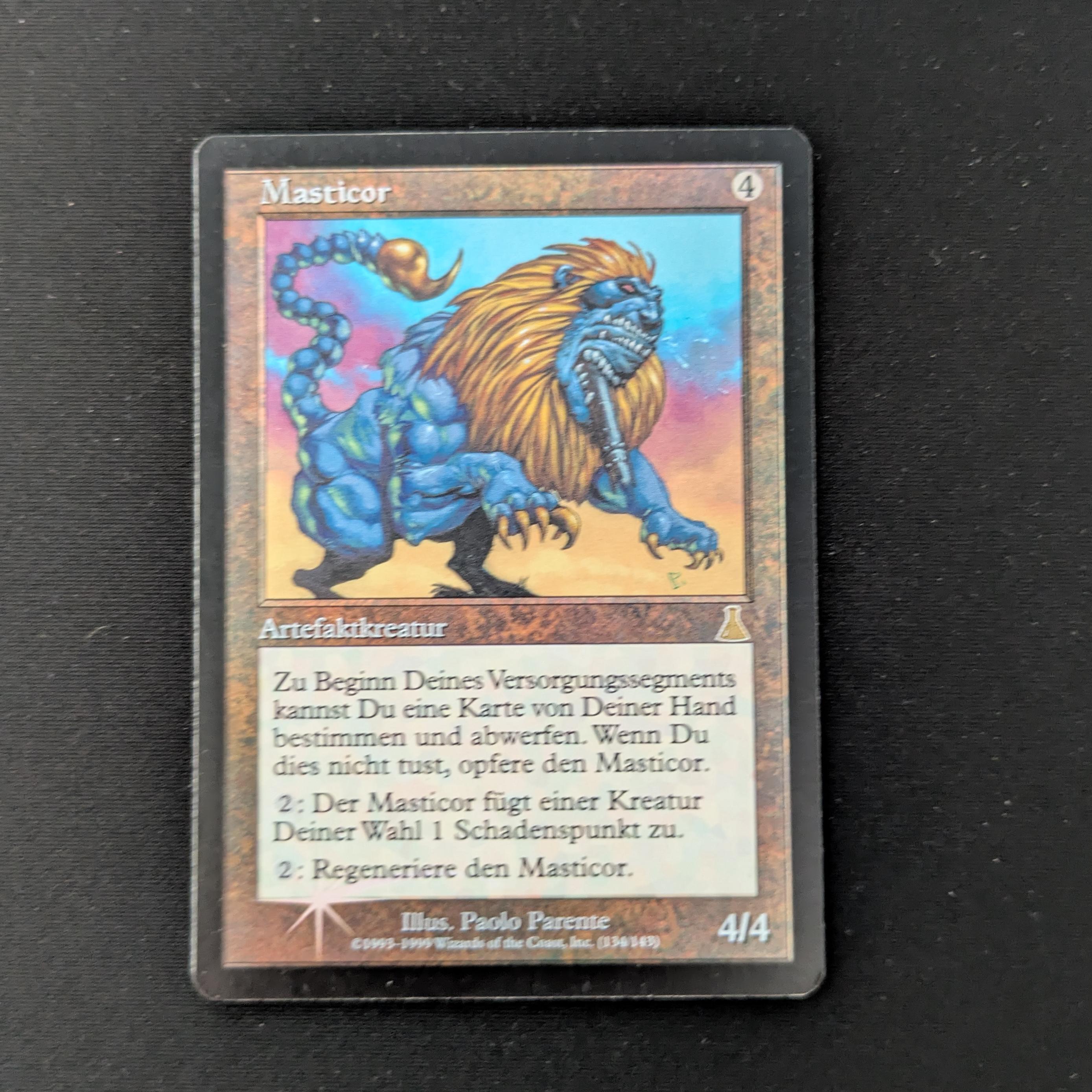 MTG Singles - [FOIL] Masticore - Urza's Destiny - GD - 