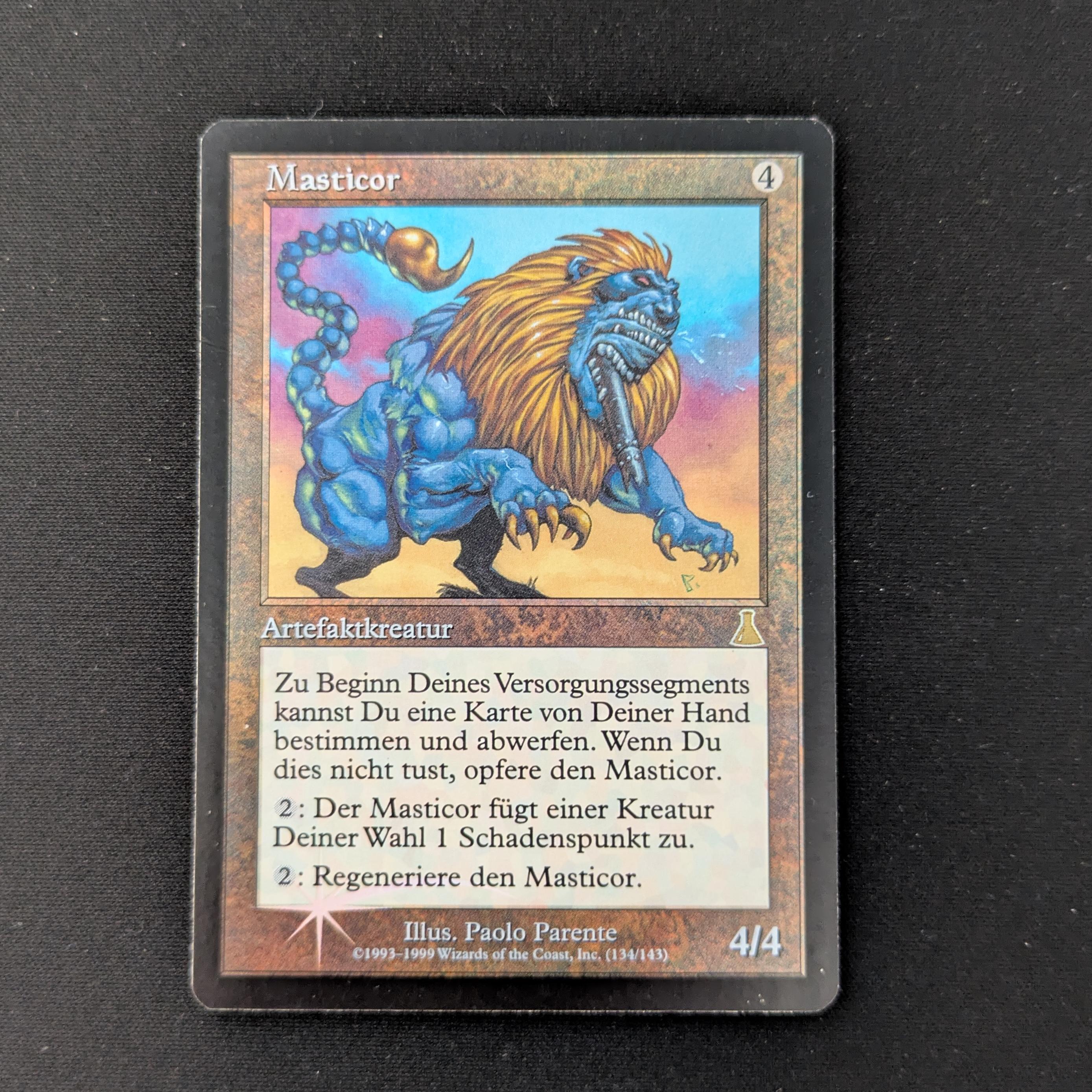 MTG Singles - [FOIL] Masticore - Urza's Destiny - GD, DENT - 