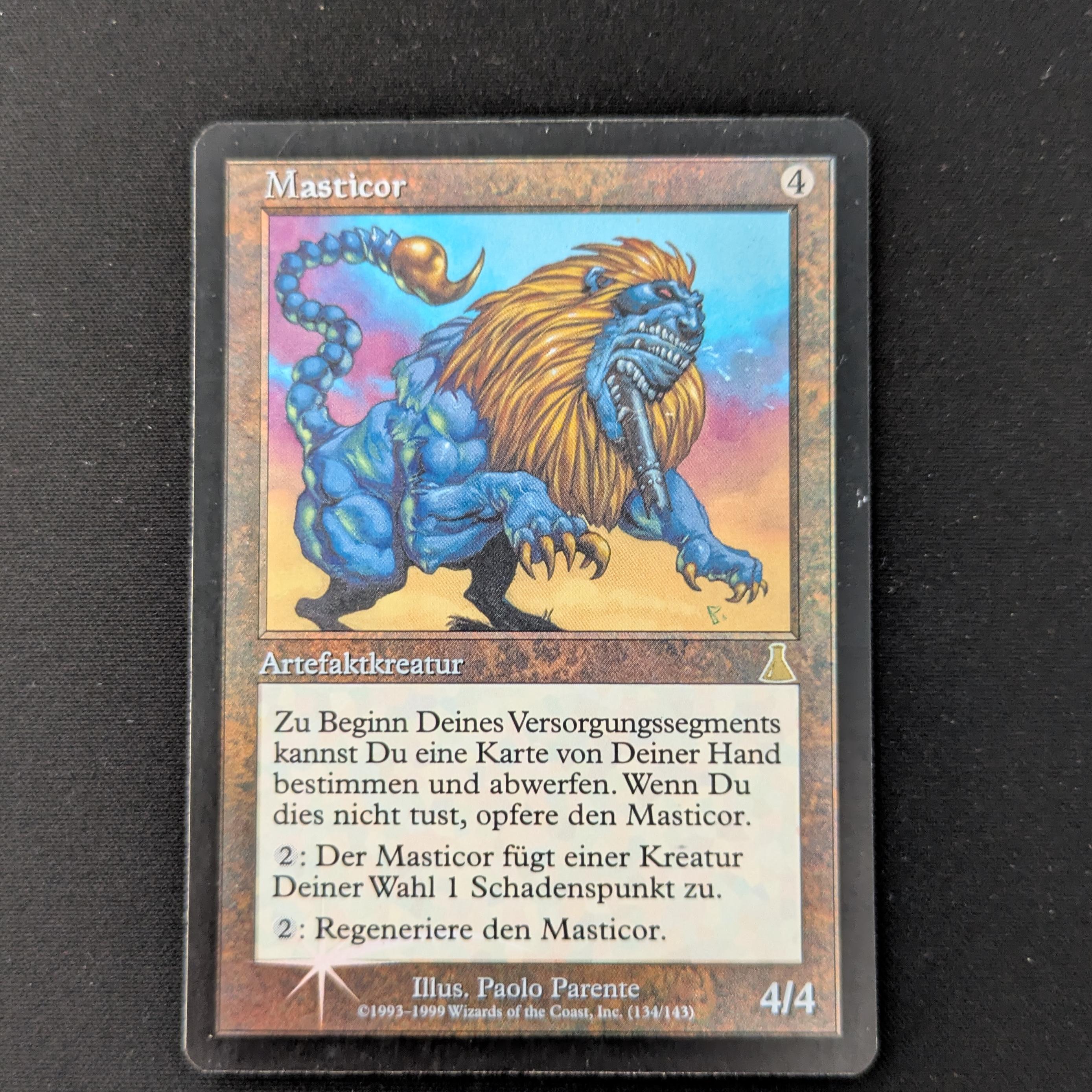 MTG Singles - [FOIL] Masticore - Urza's Destiny - LP - 