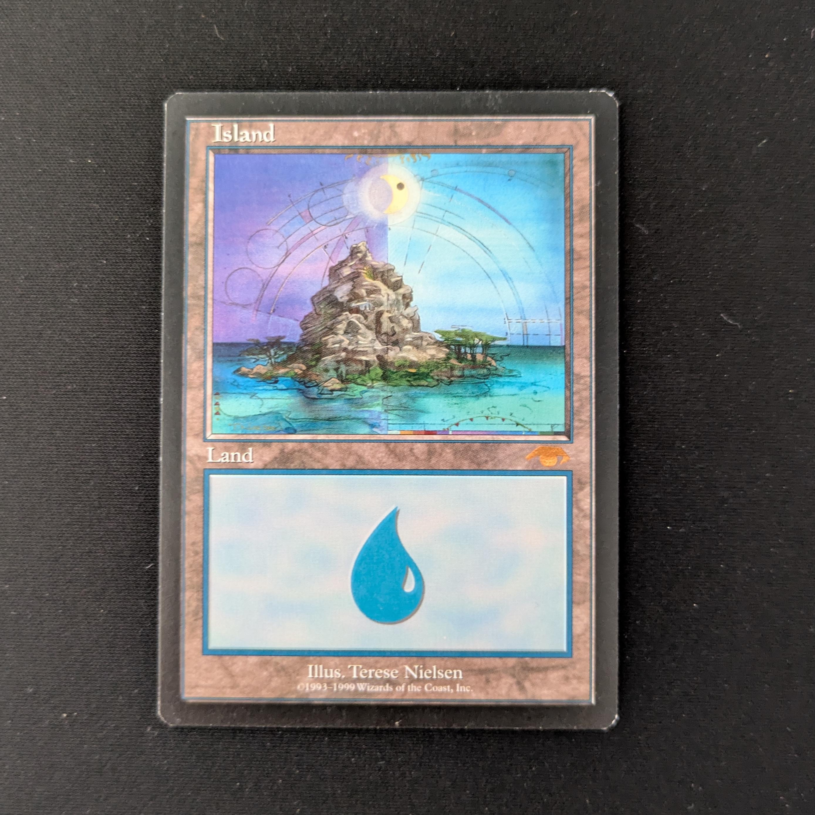 MTG Singles - Island - Guru Lands - EX - 