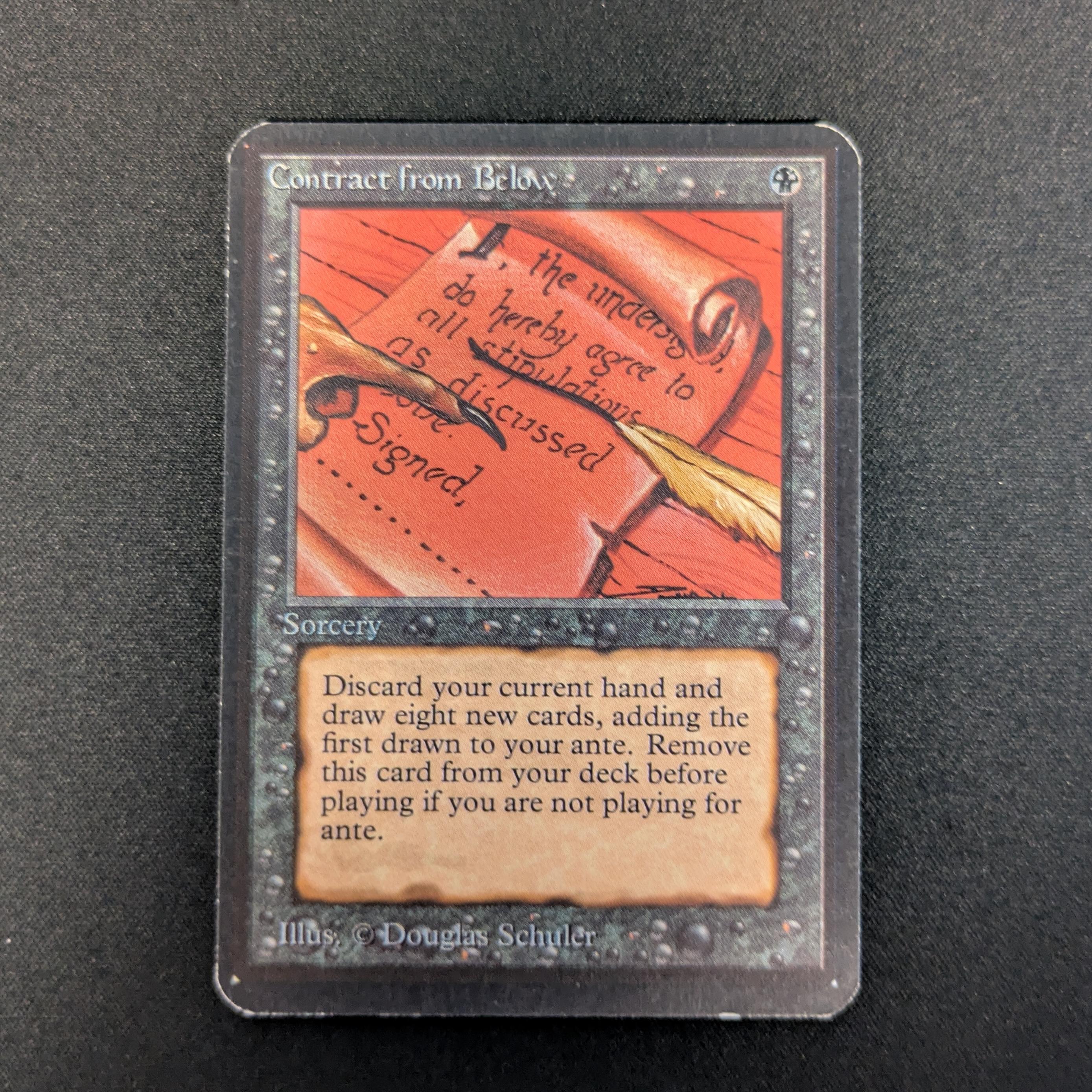 MTG Singles - Contract from Below - Alpha - EX - 26876