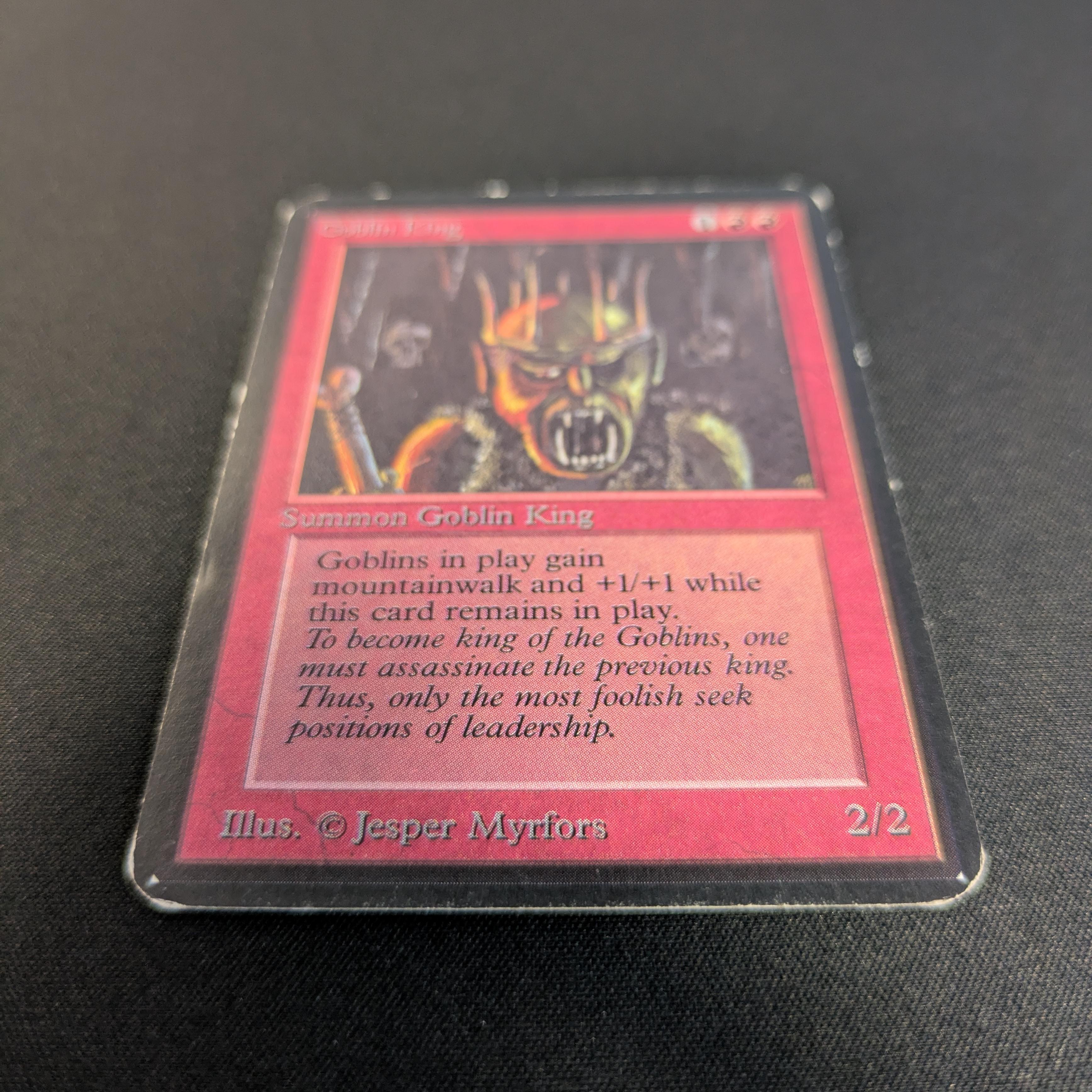MTG Singles - Goblin King - Alpha - 