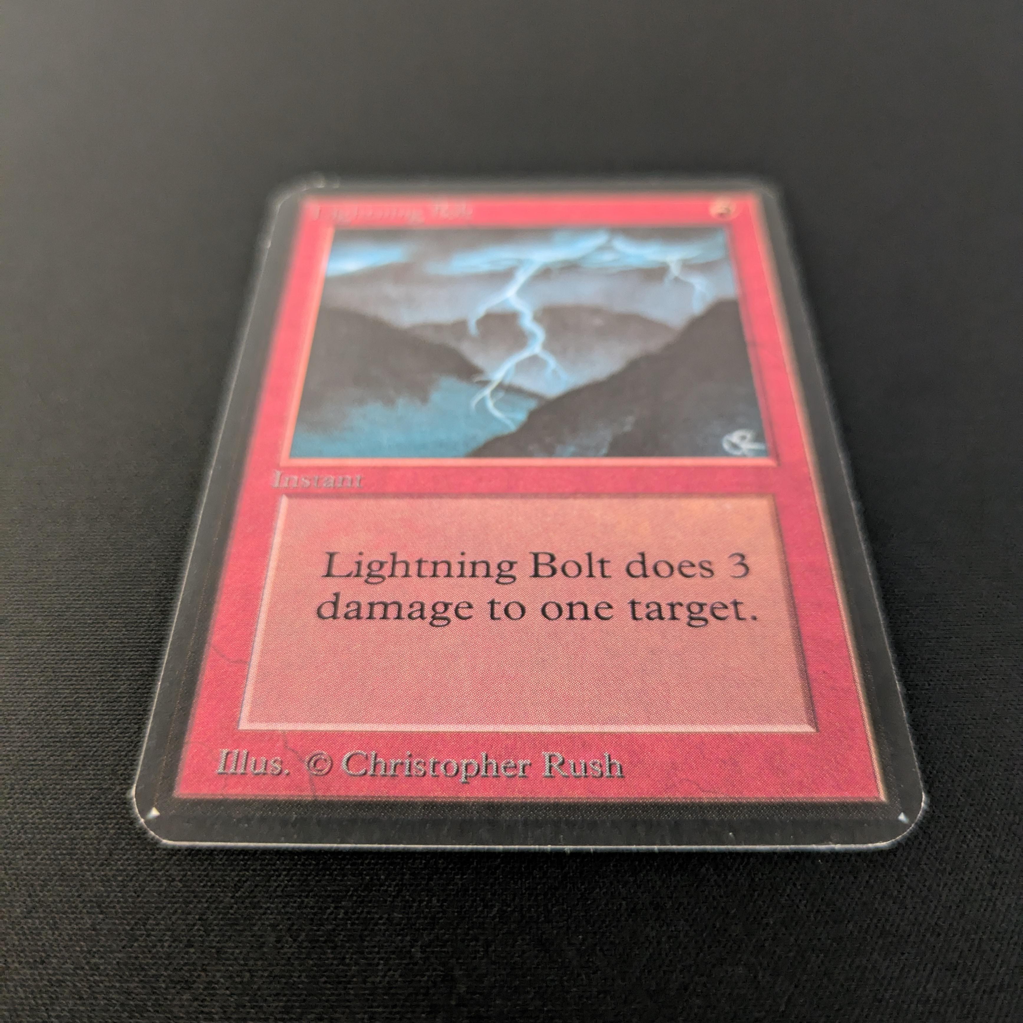 MTG Singles - Lightning Bolt - Alpha - 