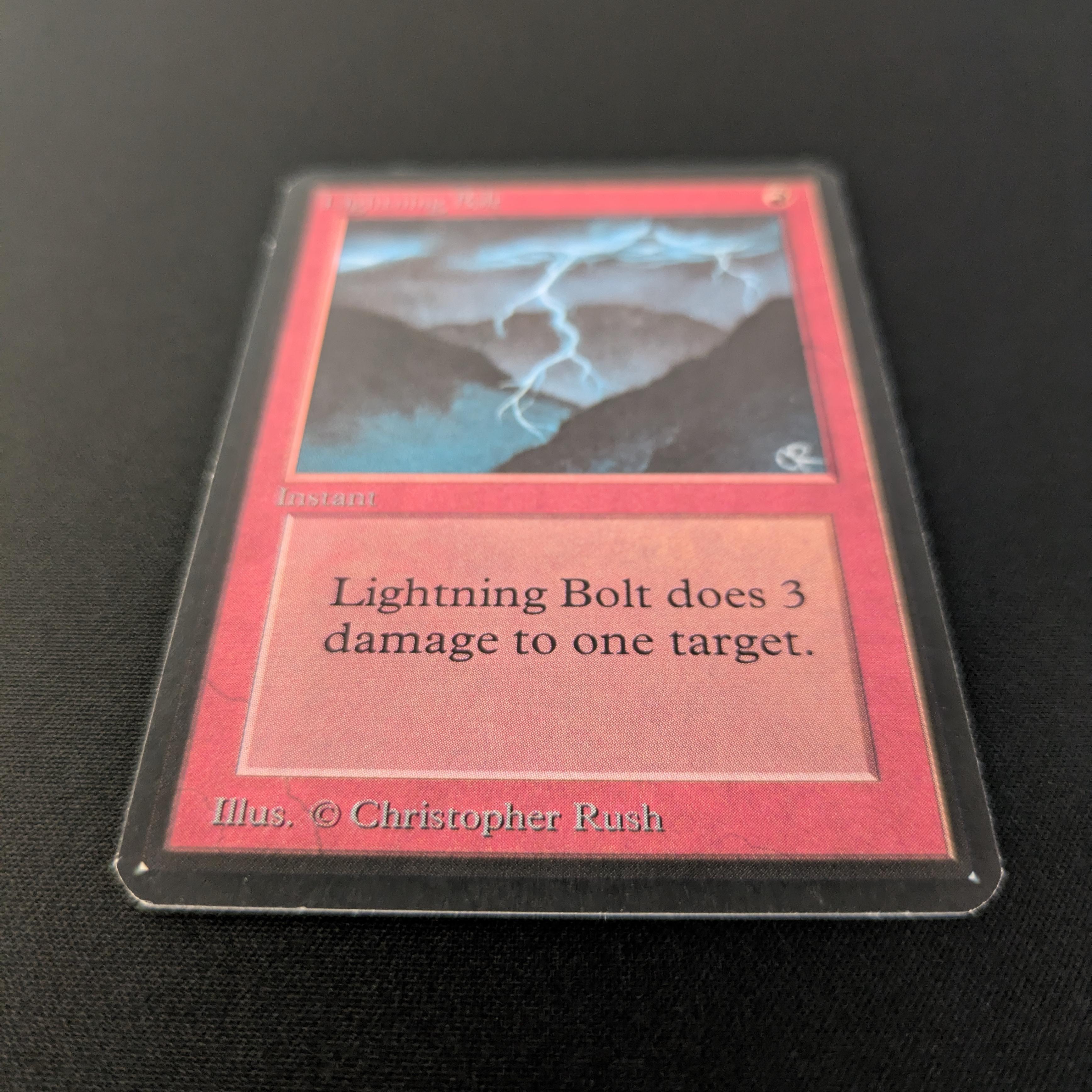 MTG Singles - Lightning Bolt - Alpha - 