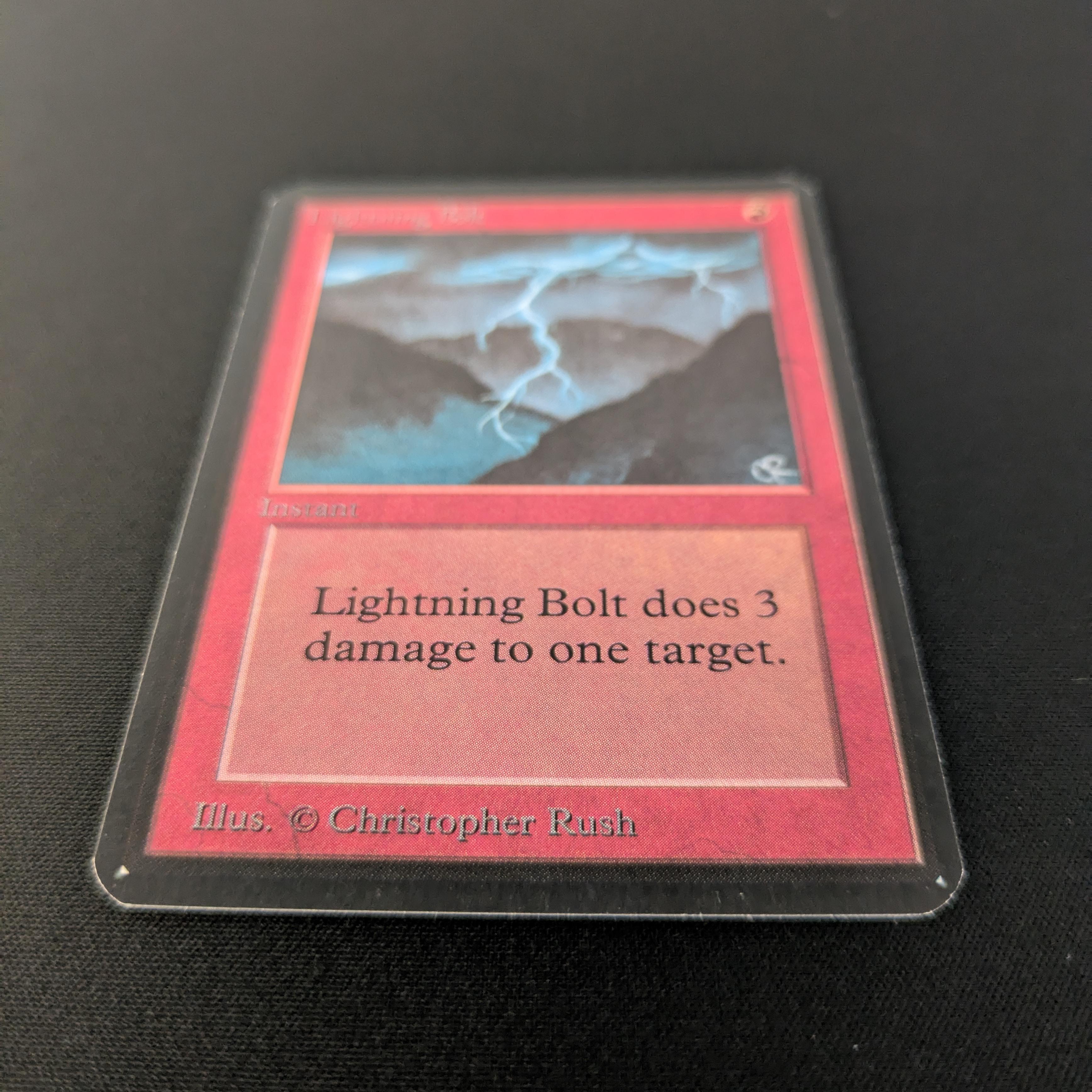 MTG Singles - Lightning Bolt - Alpha - 