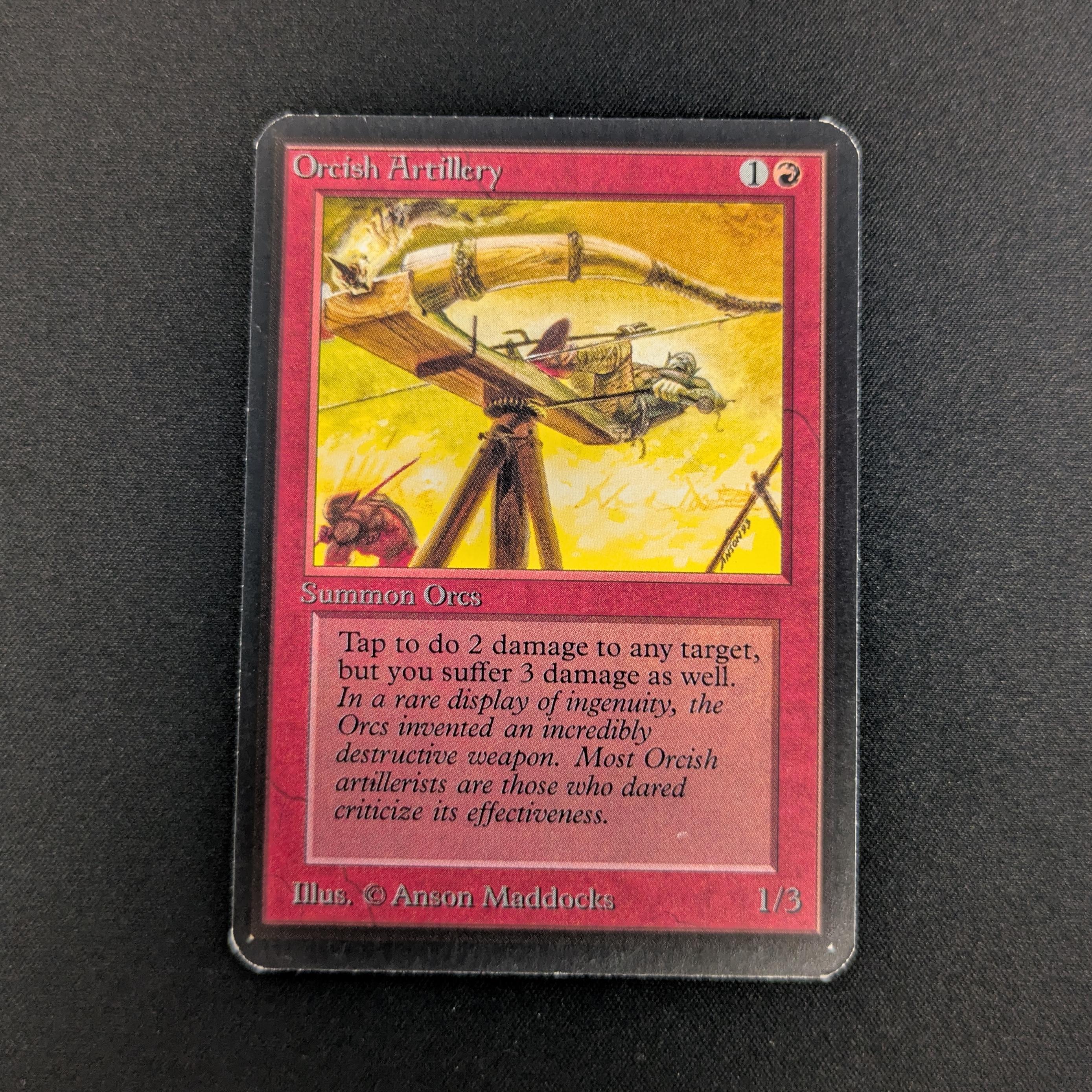 MTG Singles - Orcish Artillery - Alpha - EX - 26914