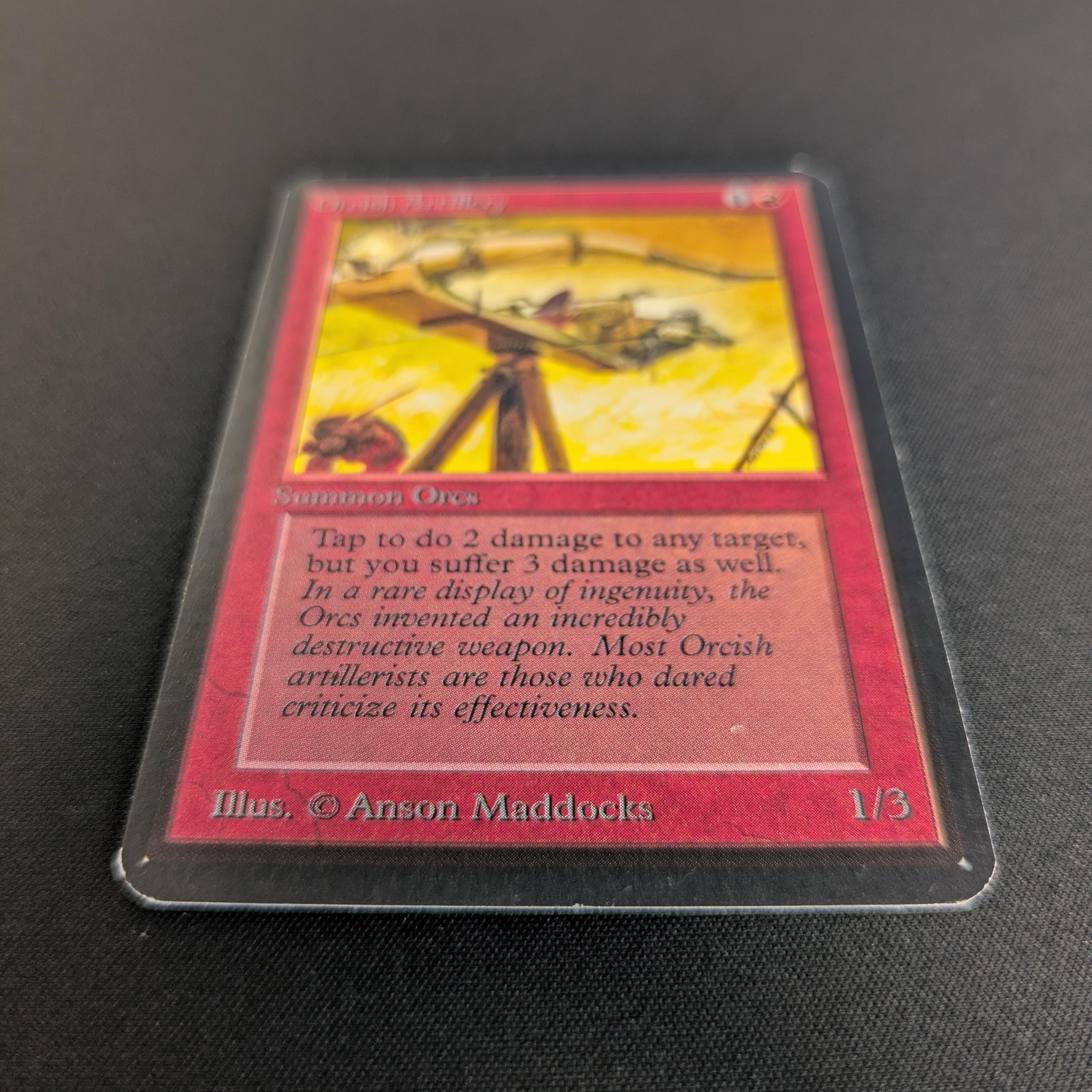 MTG Singles - Orcish Artillery - Alpha - 