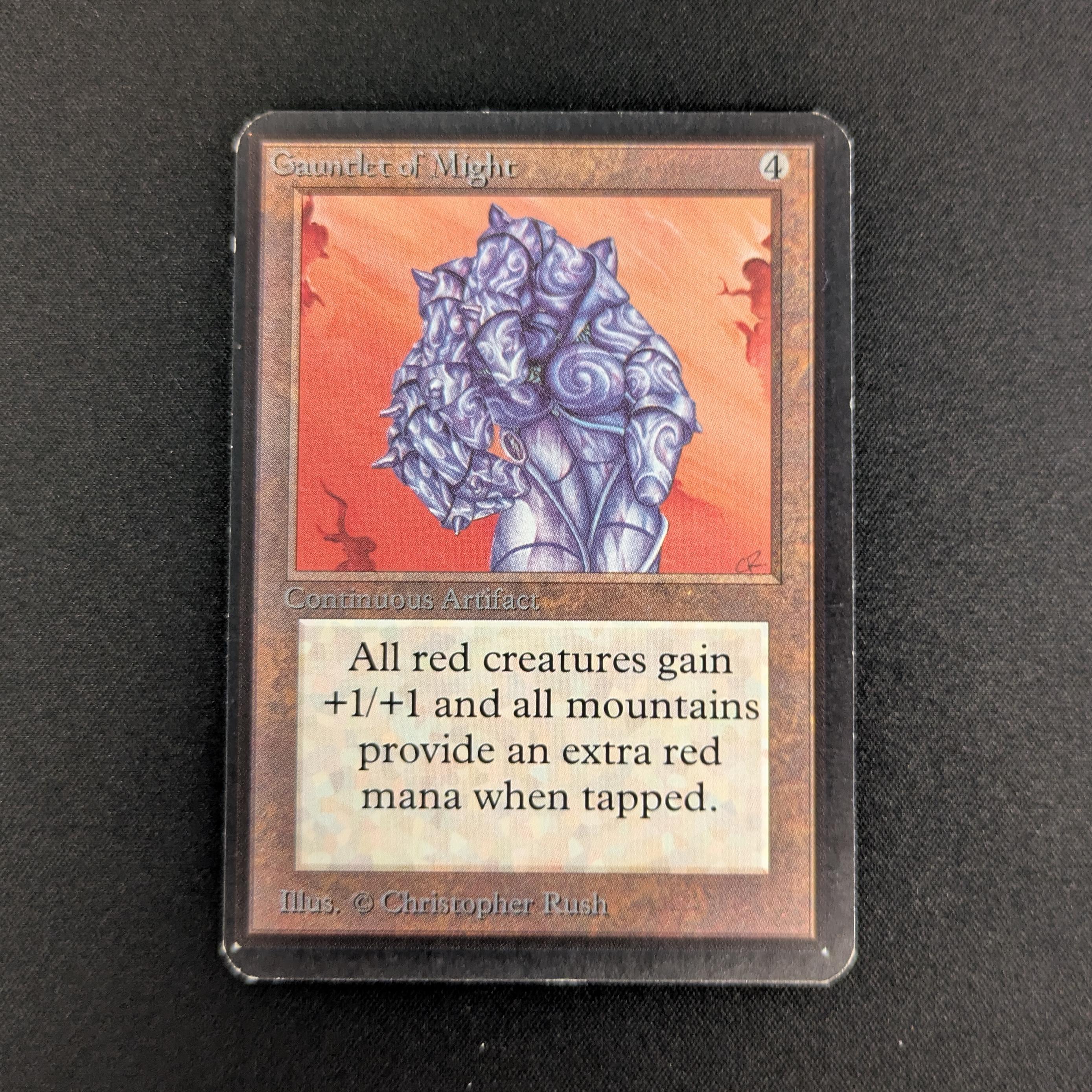 お盆 SALE Gauntlet of Might [2ED] MTG Gauntlet of Might - Alpha