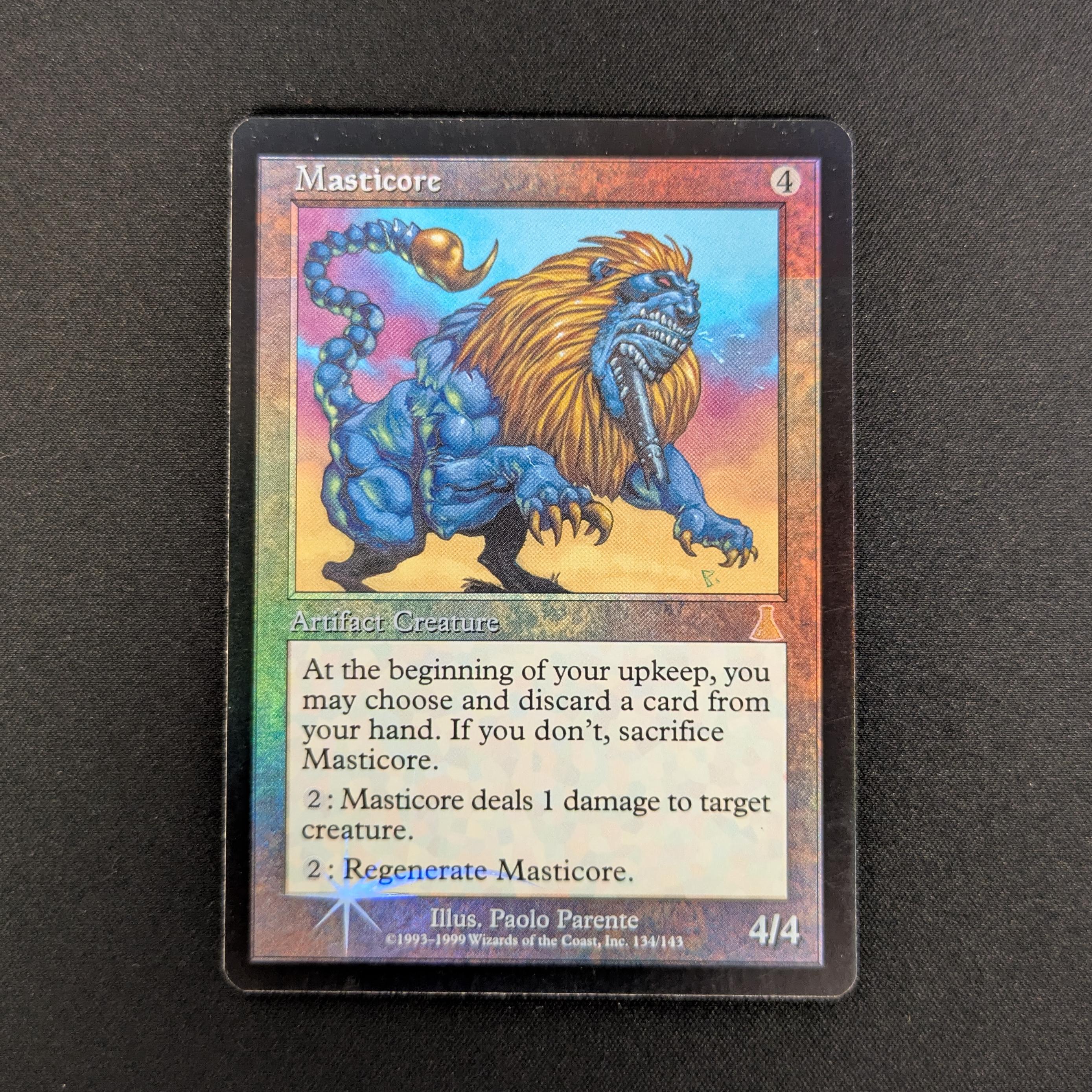 MTG Singles - [FOIL] Masticore - Urza's Destiny - GD - 