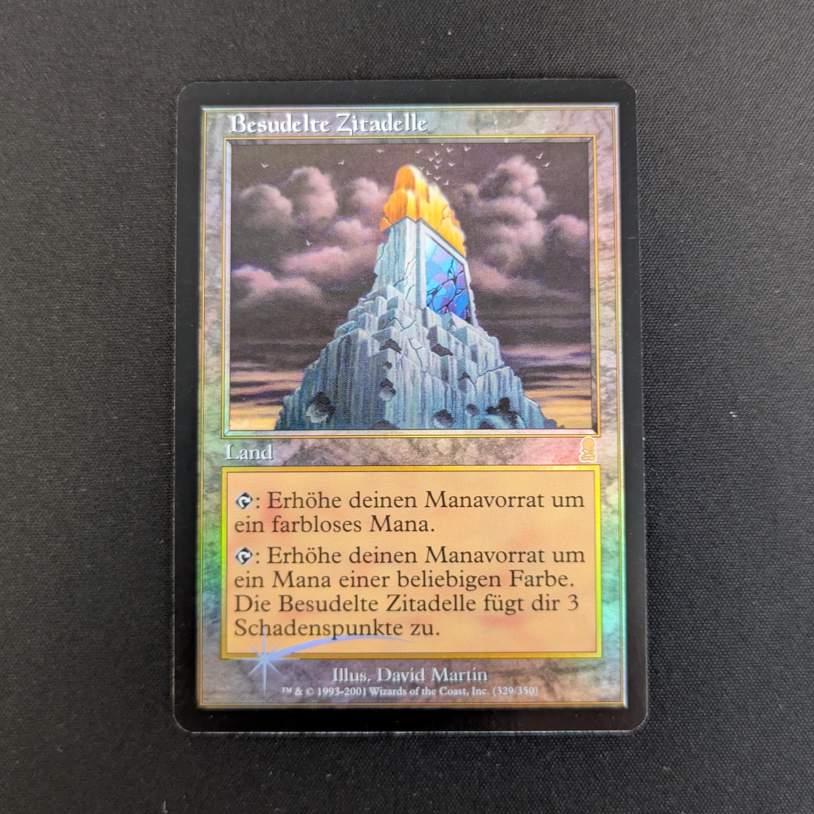 MTG Singles - [FOIL] Tarnished Citadel - Odyssey - EX - 