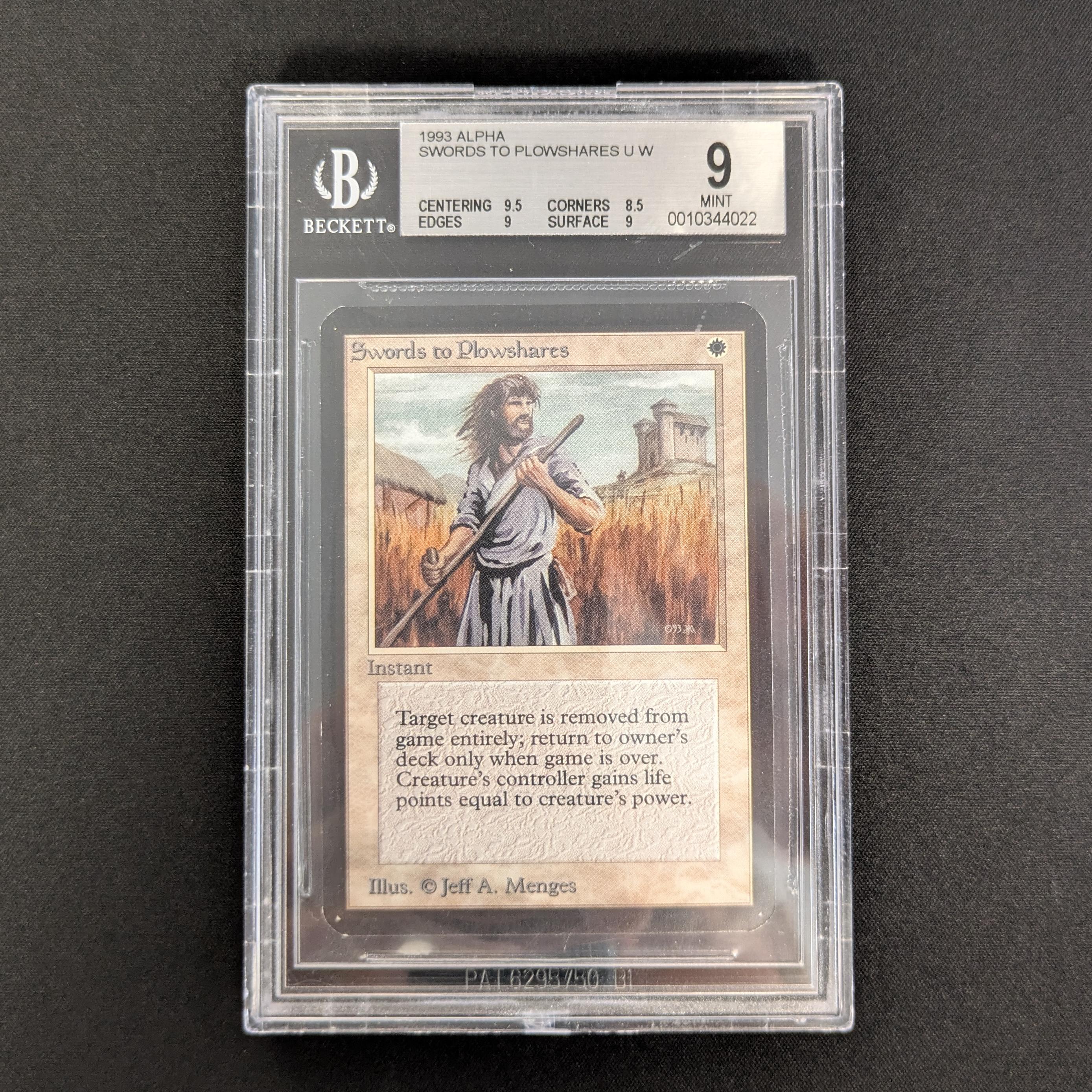 MTG Singles - Swords to Plowshares - Alpha - BGS 9 - 26979