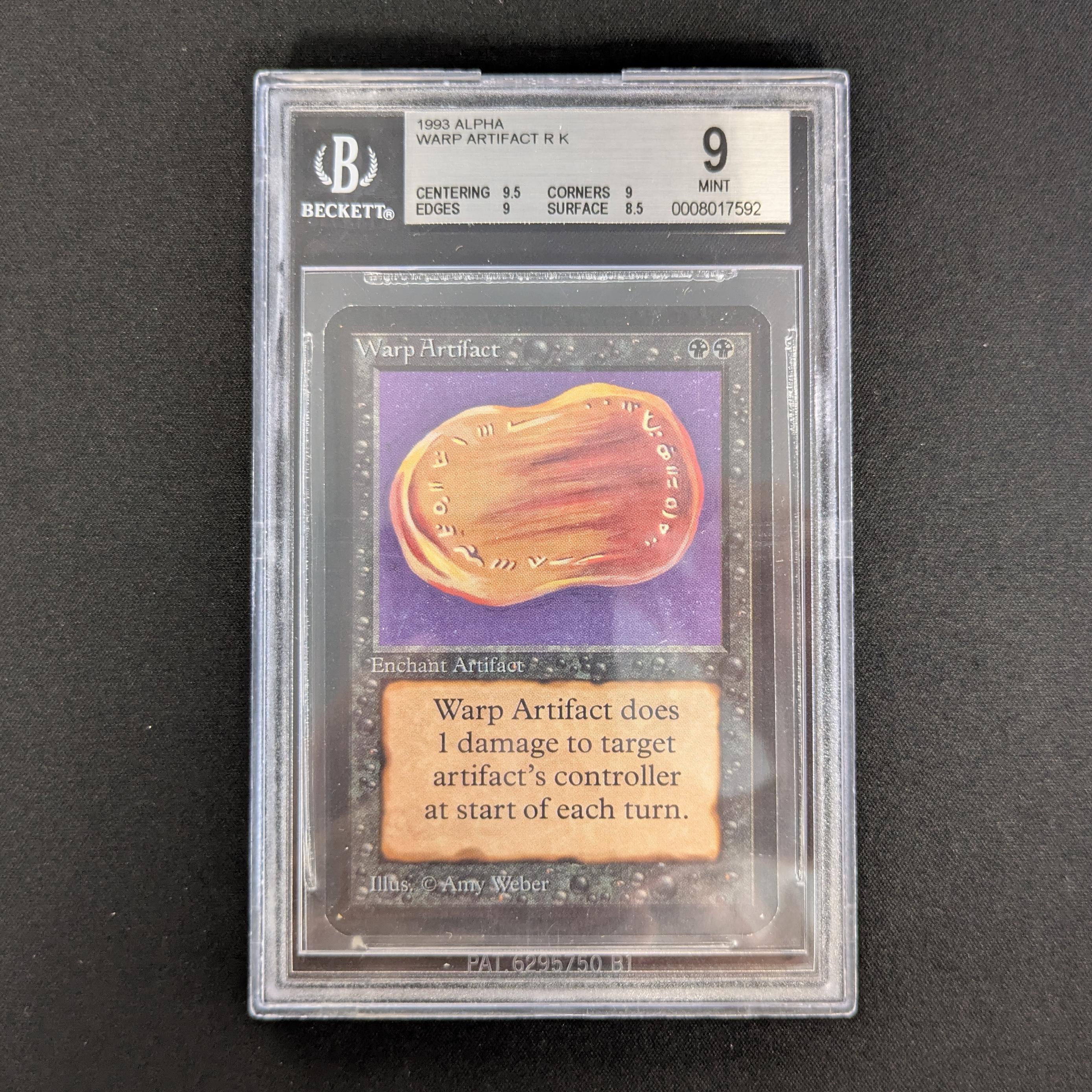 MTG Singles - Warp Artifact - Alpha - BGS 9 - 26985