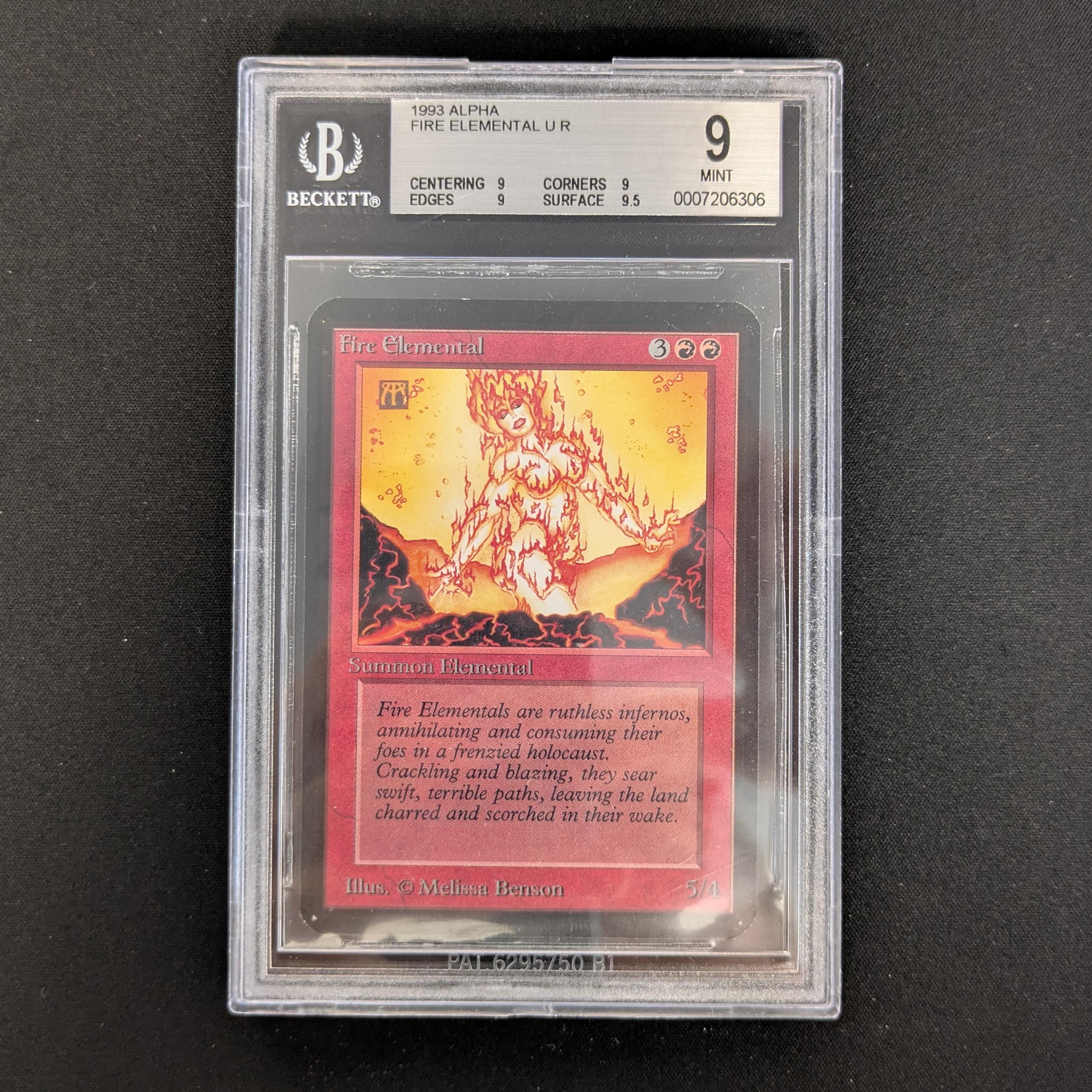 MTG Singles - Fire Elemental - Alpha - BGS 9 - 26987