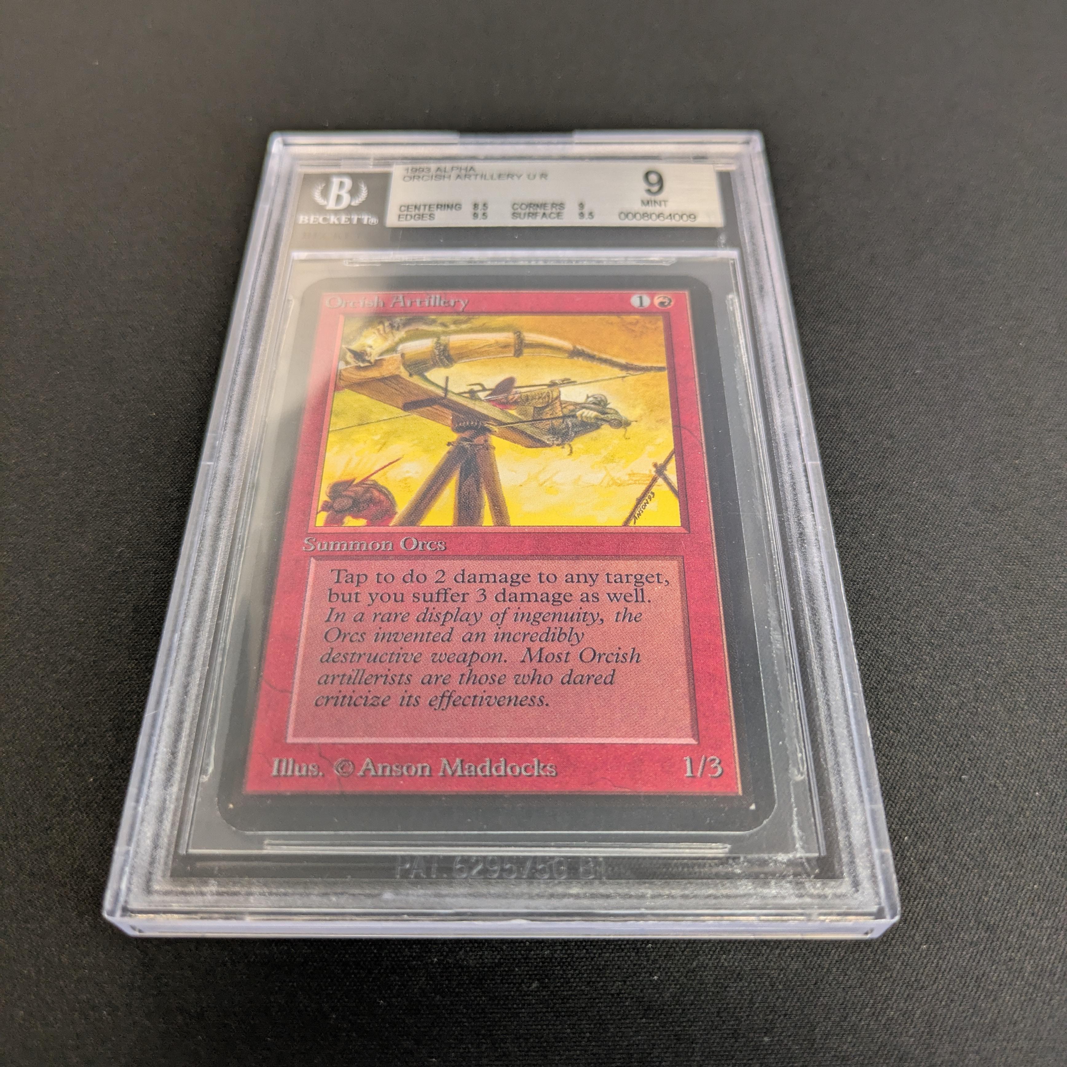 MTG Singles - Orcish Artillery - Alpha - 