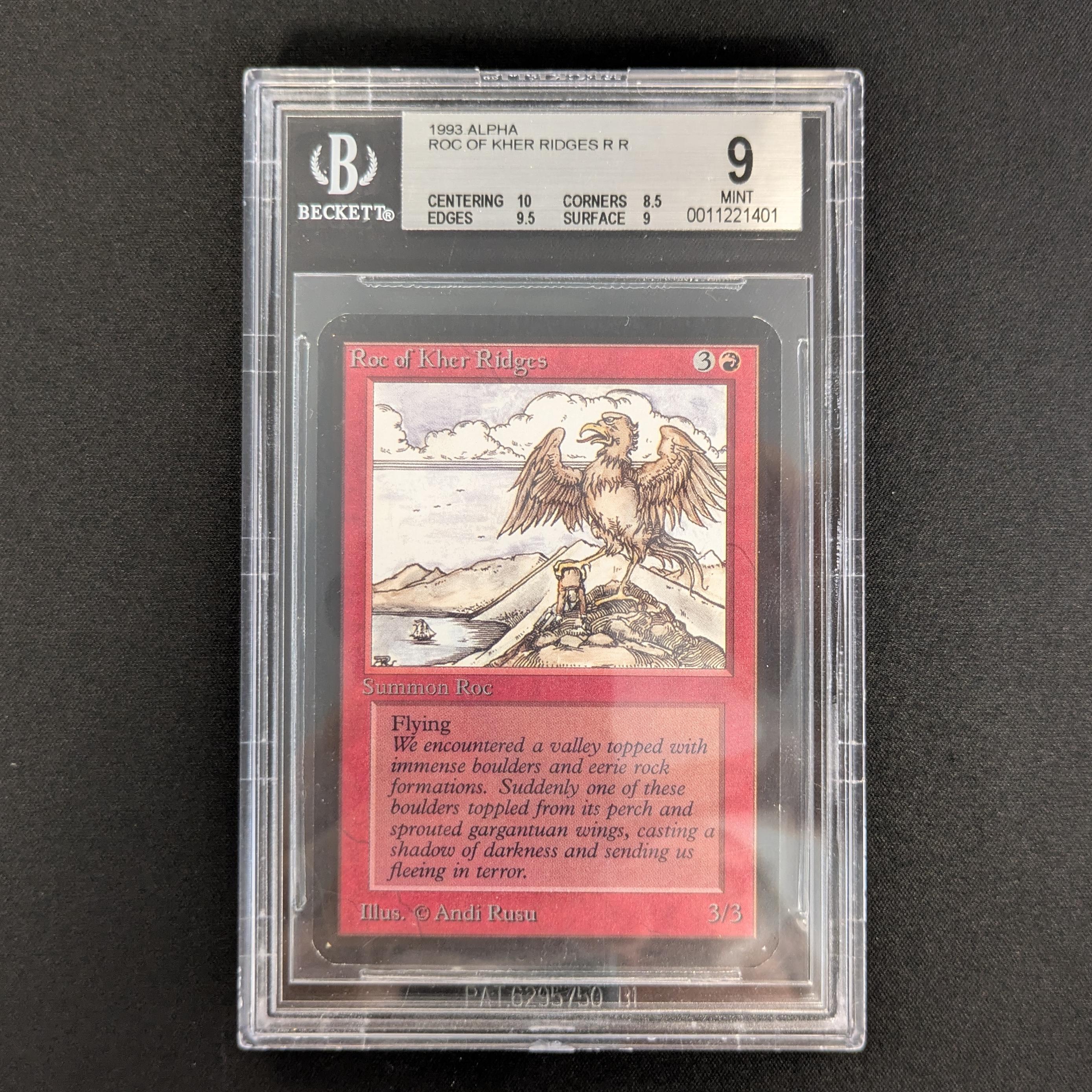 MTG Singles - Roc of Kher Ridges - Alpha - BGS 9 - 26991