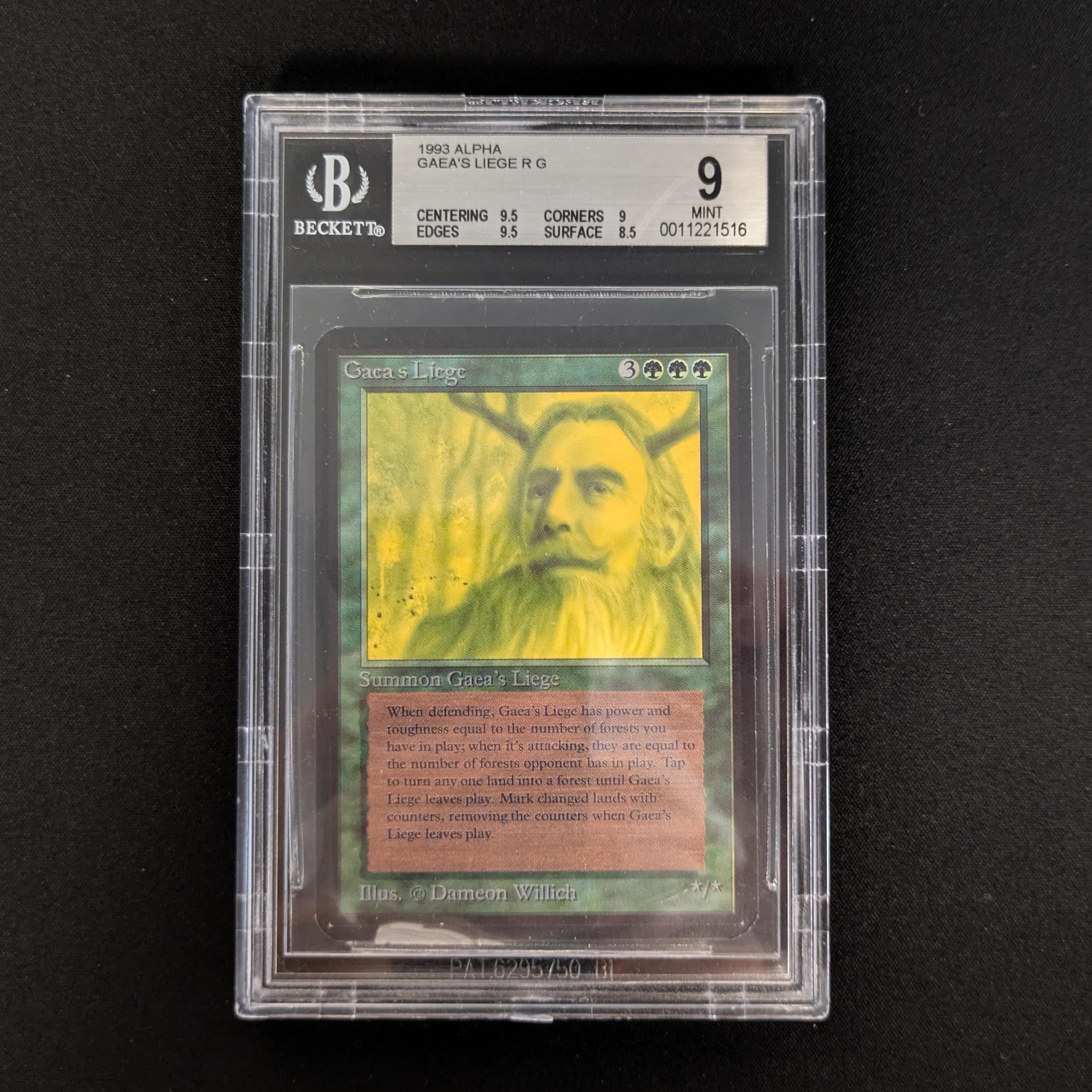 MTG Singles - Gaea's Liege - Alpha - BGS 9 - 26995