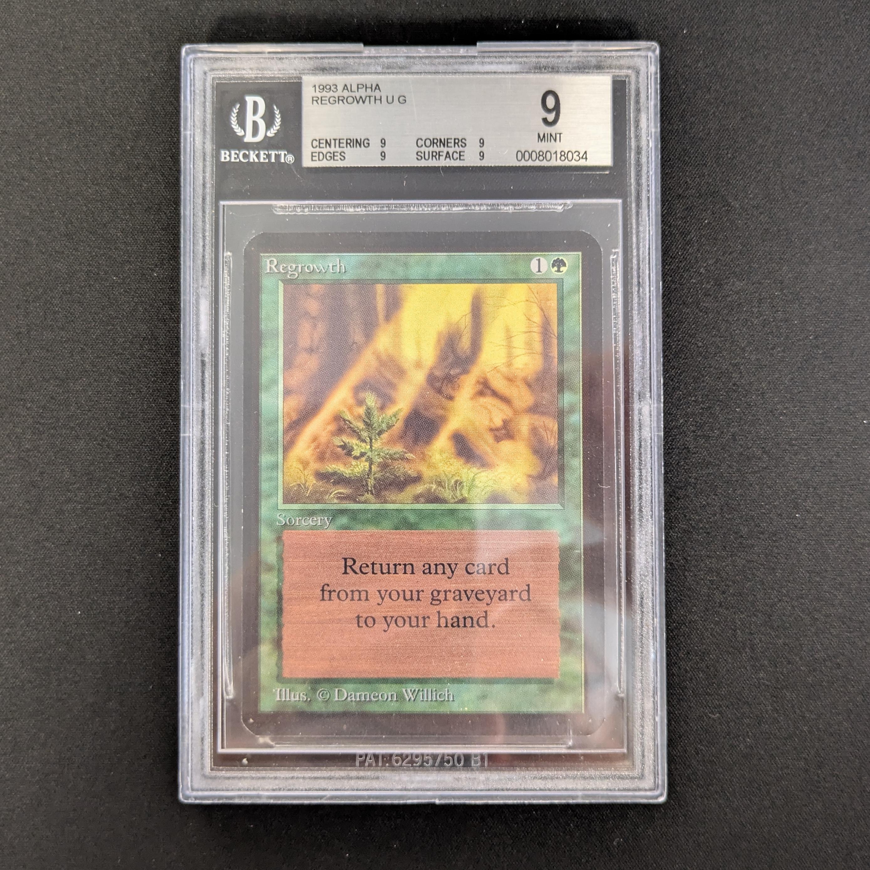 MTG Singles - Regrowth - Alpha - BGS 9 - 26999