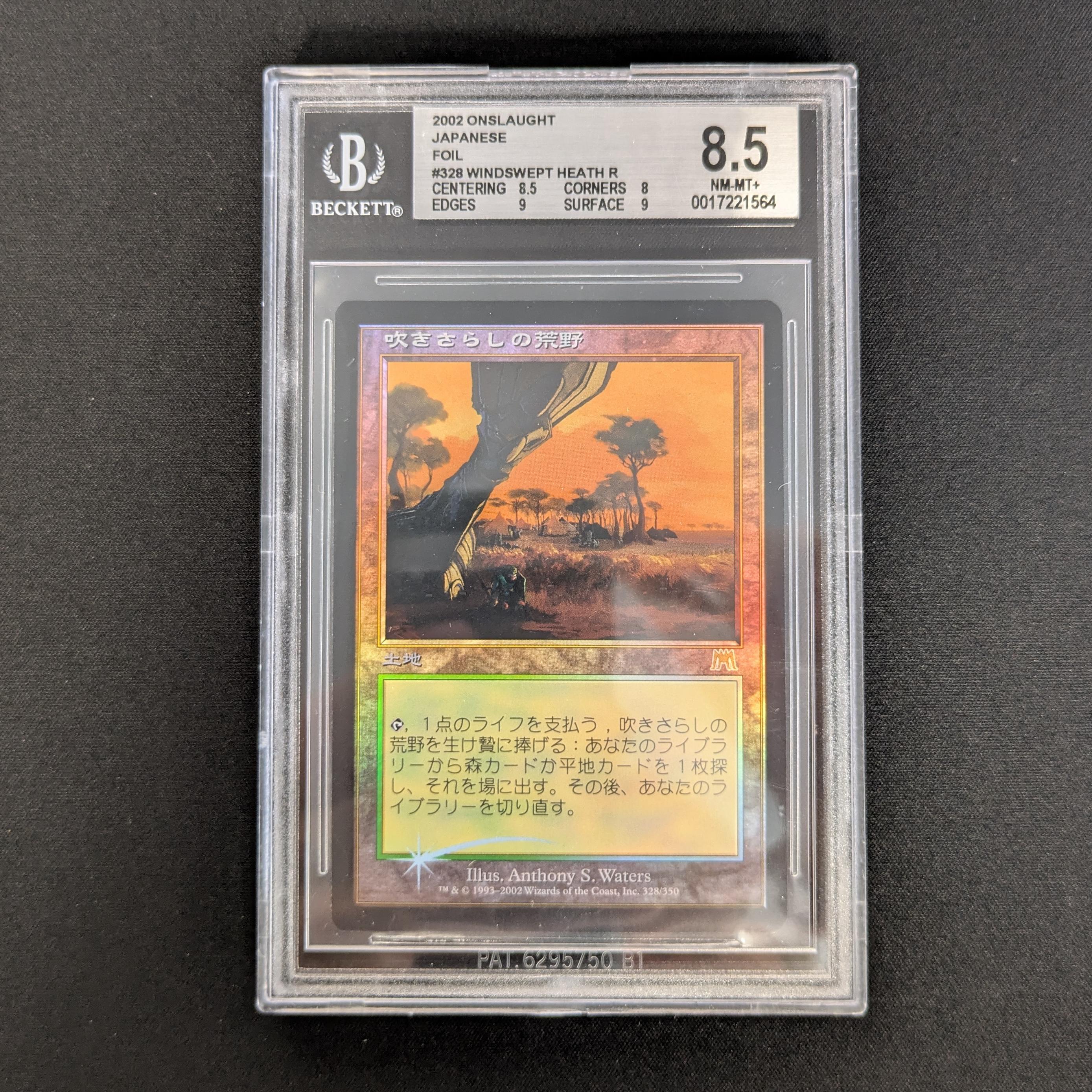 MTG Singles - [FOIL] Windswept Heath - Onslaught - BGS 8.5 - 