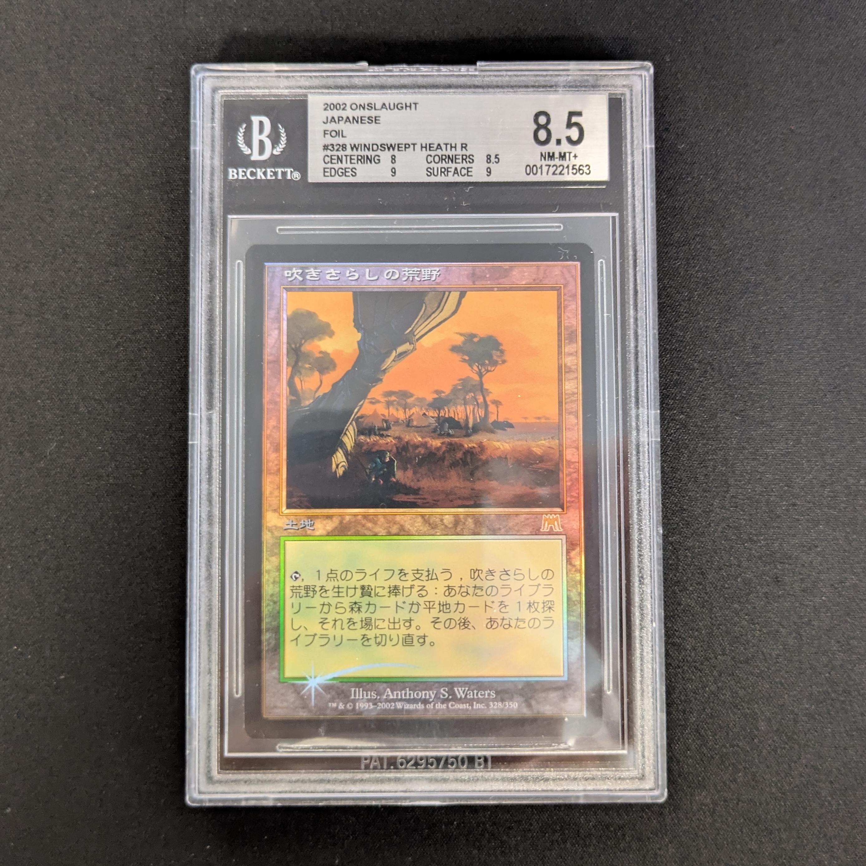 MTG Singles - [FOIL] Windswept Heath - Onslaught - BGS 8.5 - 