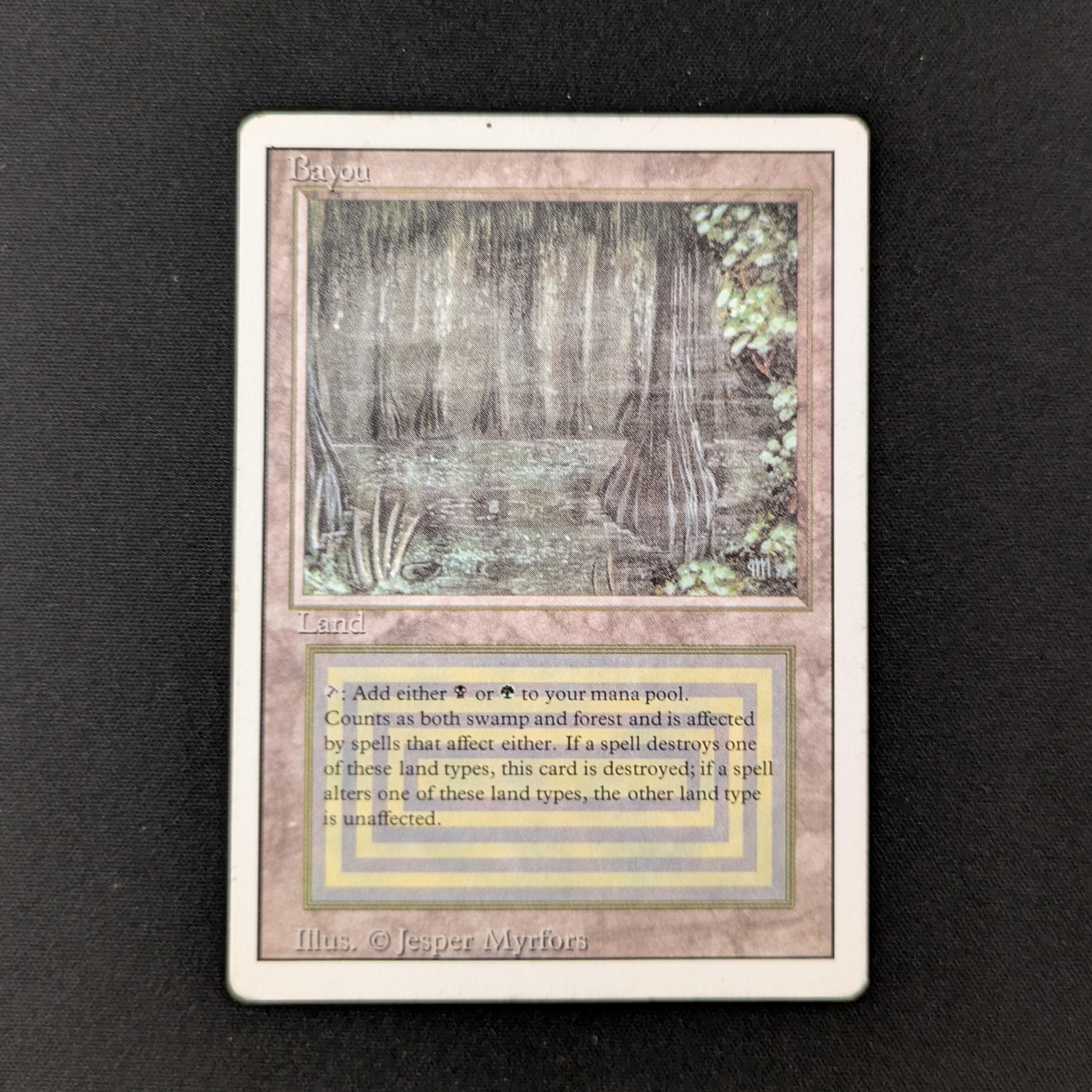 MTG Singles - Bayou - Revised - LP - 27040
