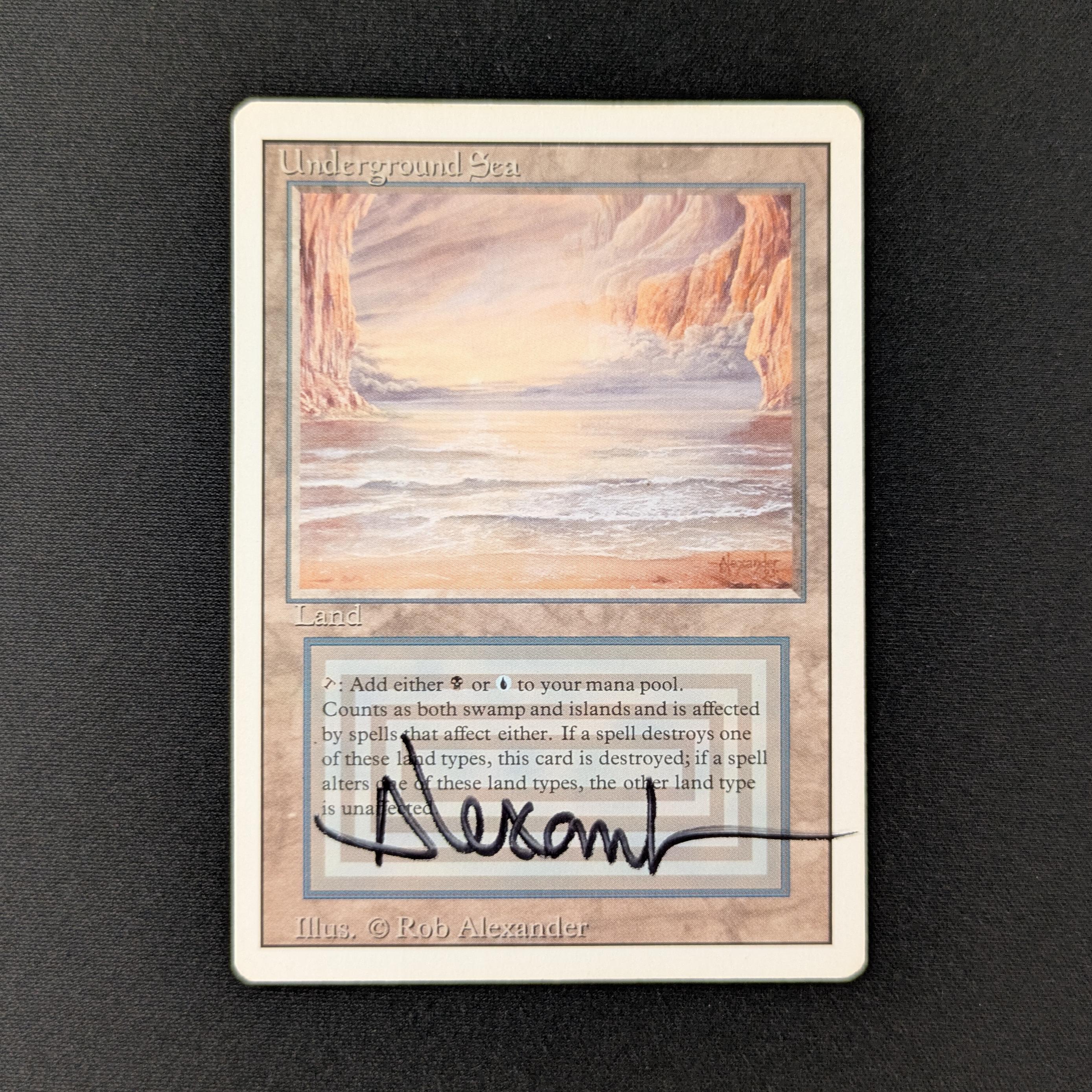 MTG underground sea 3ED x1 ③ Underground Sea - Revised