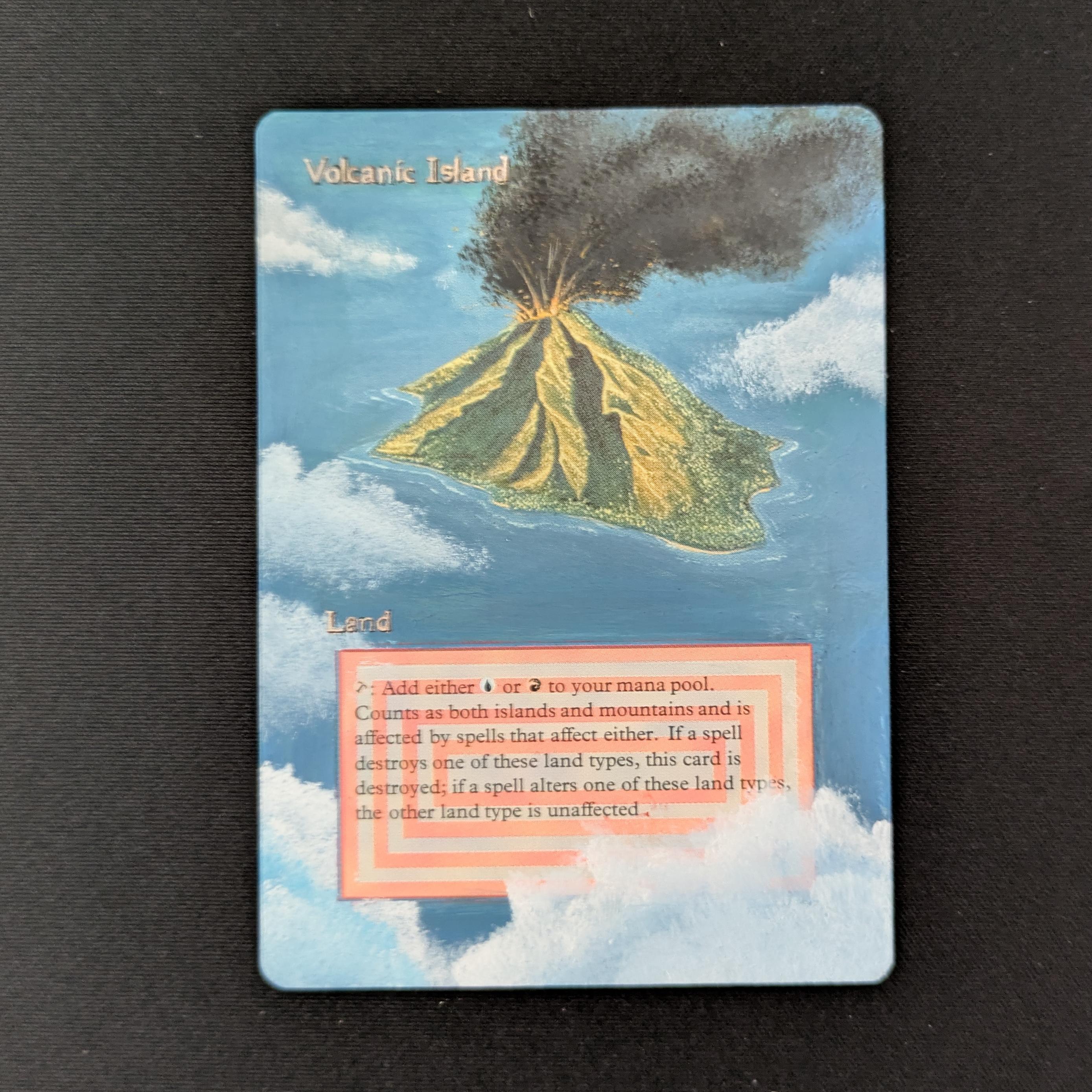 MTG Singles - Volcanic Island - Revised - PL - ALTERED - 27059