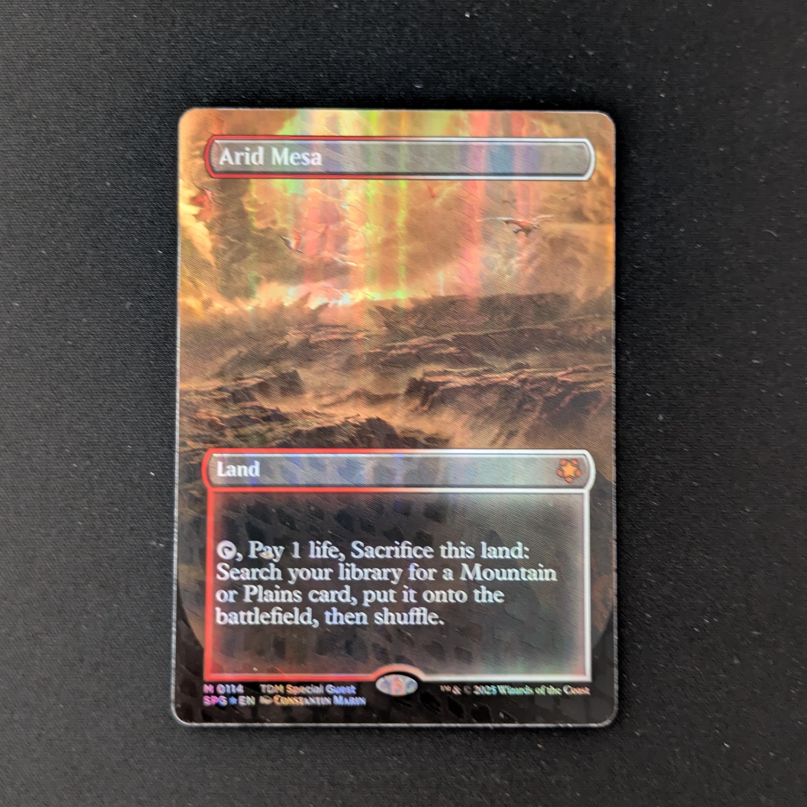 MTG Singles - [FOIL] Arid Mesa (Dragonscale Foil) - Special Guests - NM - 