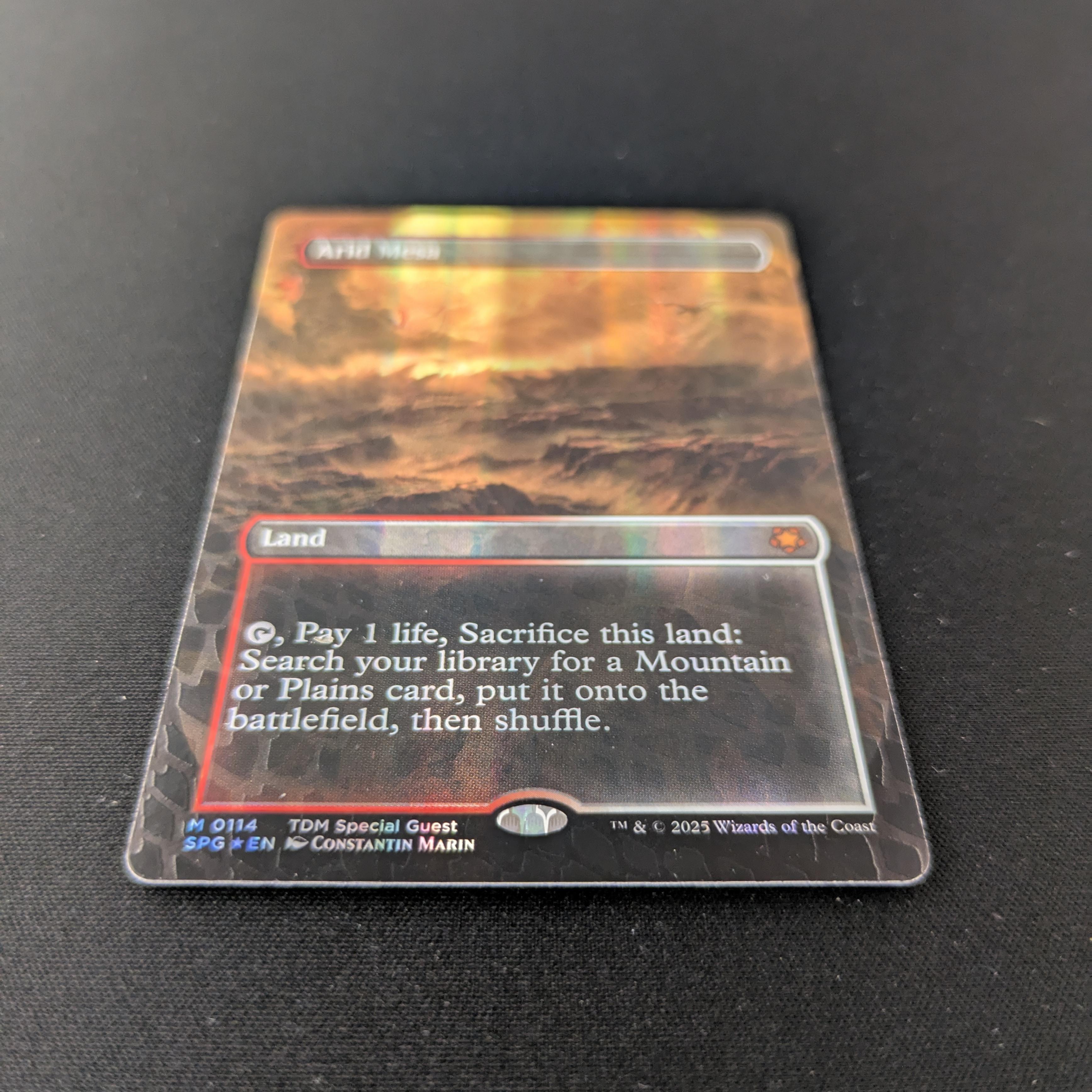 MTG Singles - [FOIL] Arid Mesa (Dragonscale Foil) - Special Guests - NM - 