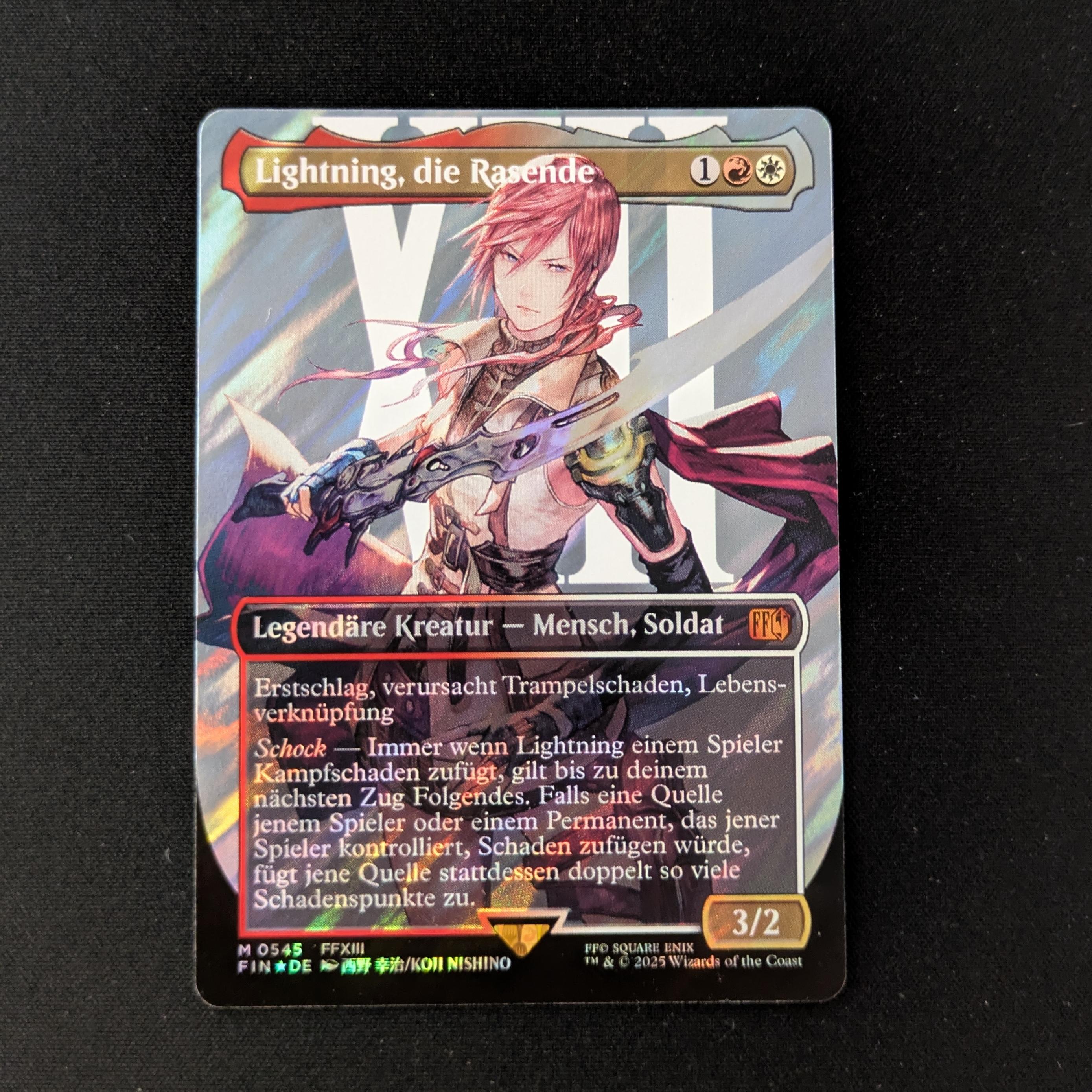 MTG Singles - [FOIL] Lightning, Army of One (Surge Foil) - Magic: The Gathering - FINAL FANTASY: Extras - NM - 